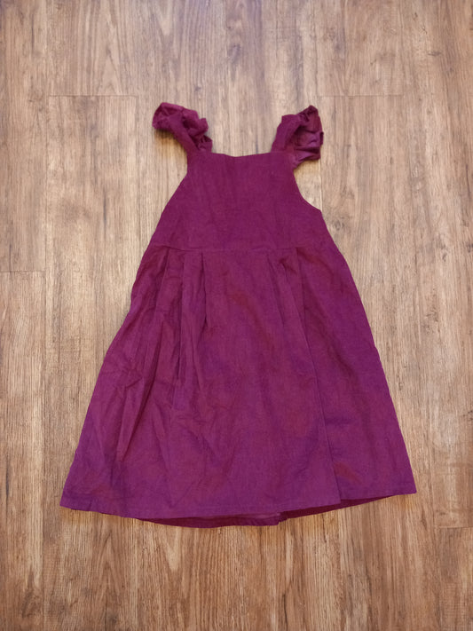 Handmade Fine Corduroy Pinafore Dress - Girls 4-5 years - Asa Iris