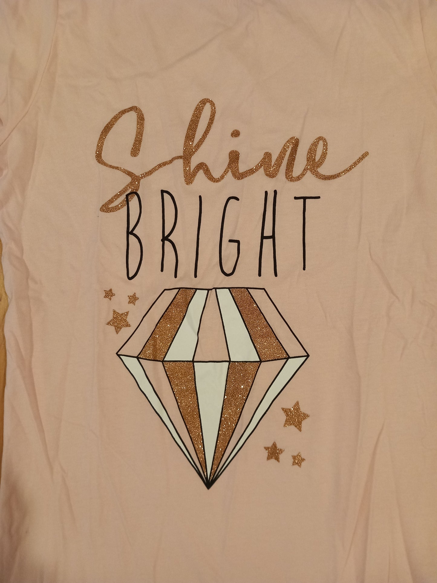 Light Pink 'Shine Bright' T-Shirt - Girls 12-13 years - Primark