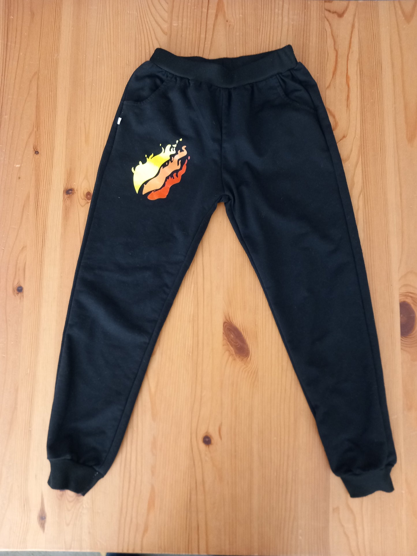 Black Flame Joggers - Boys 7-8 years - Brand Unknown