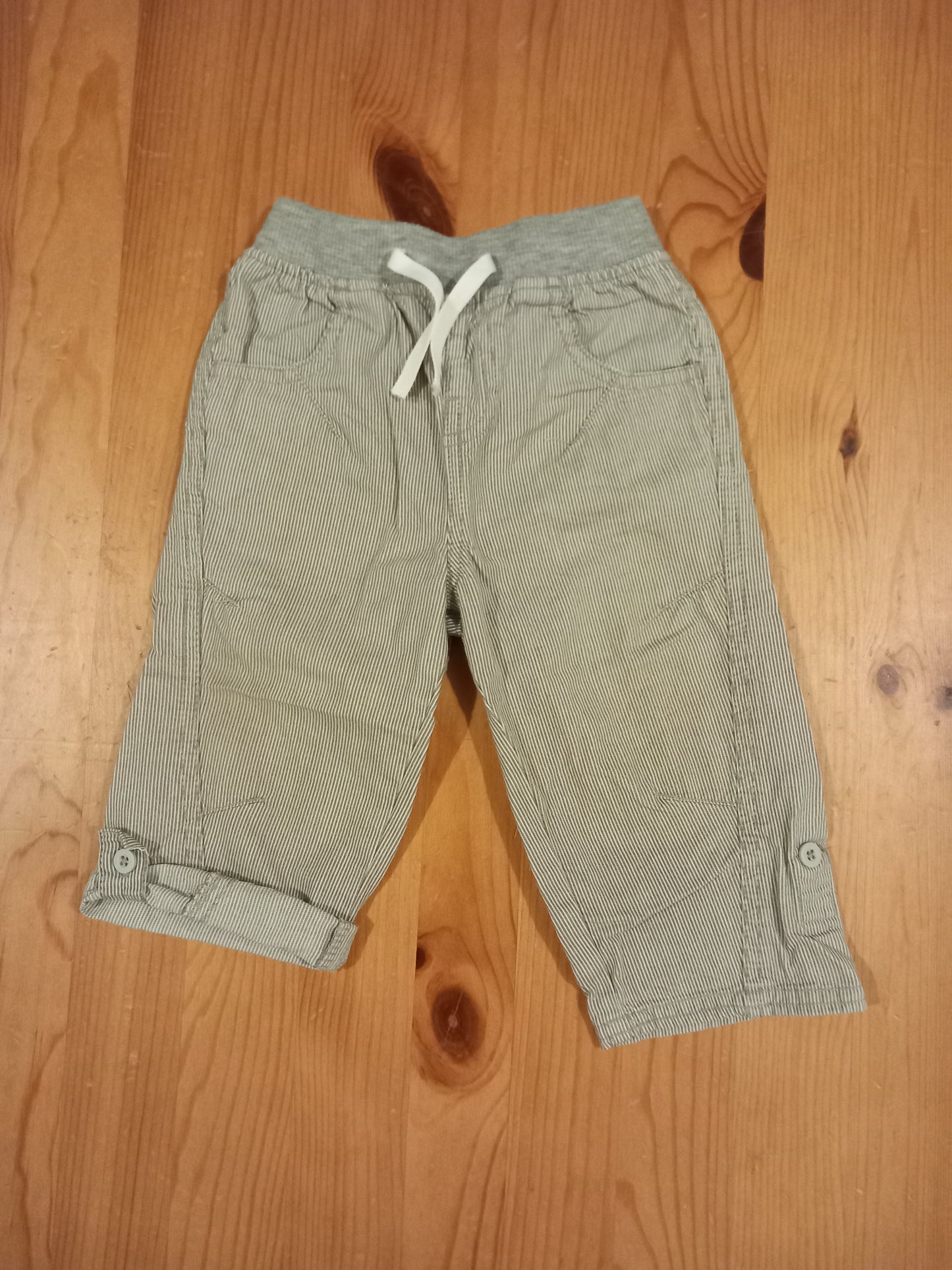 Thin Stripe Trousers With Elasticated Waistband - Boys 9-12 months - TU