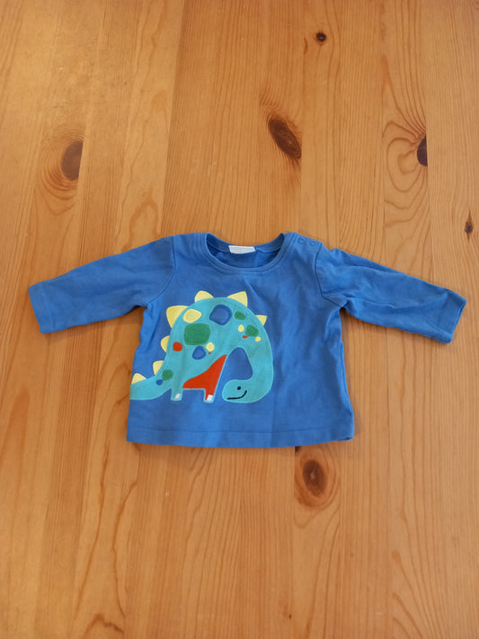 Blue Dinosaur Long Sleeve Top - Boys up to 3 months - Next