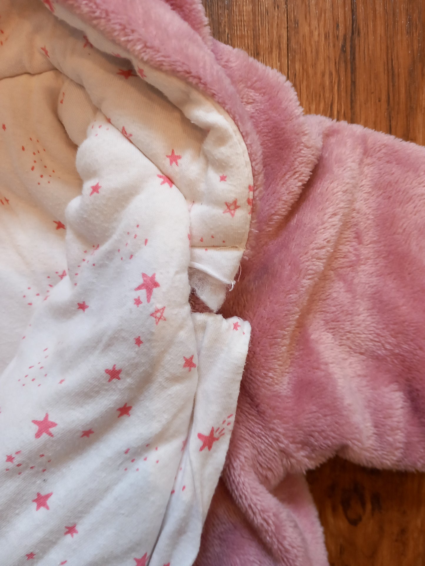 Pink Furry Animal Pramsuit - Girls 6-9 months - M&Co