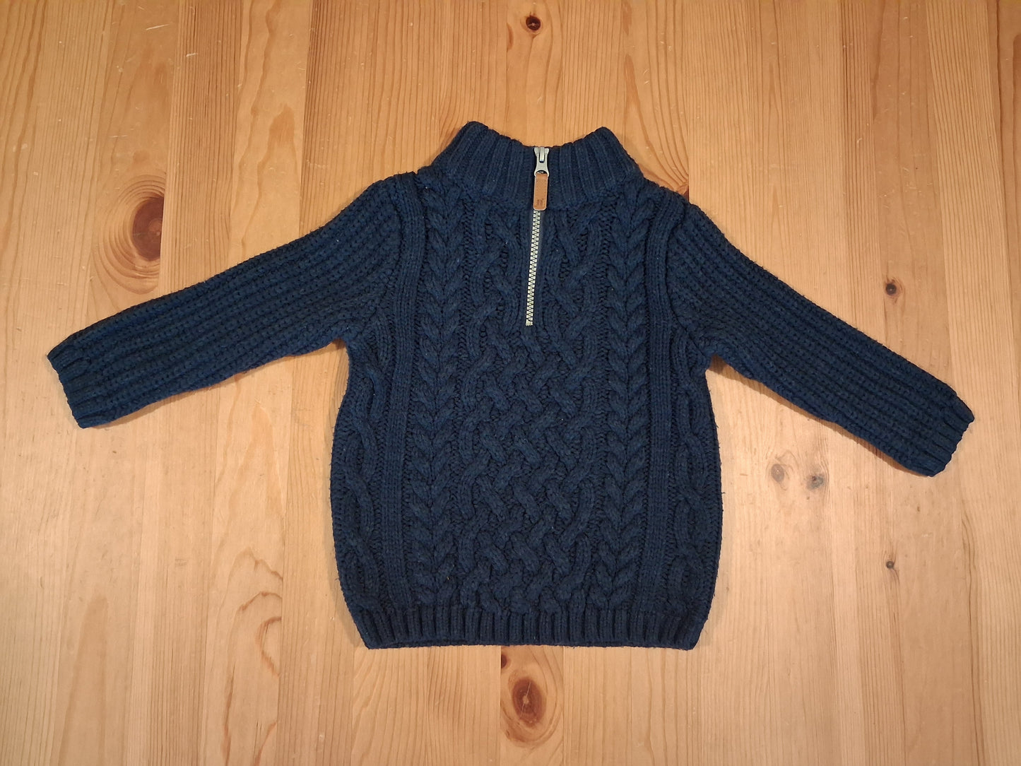 Navy Thick Knit Jumper - Boys 12-18 months - Next