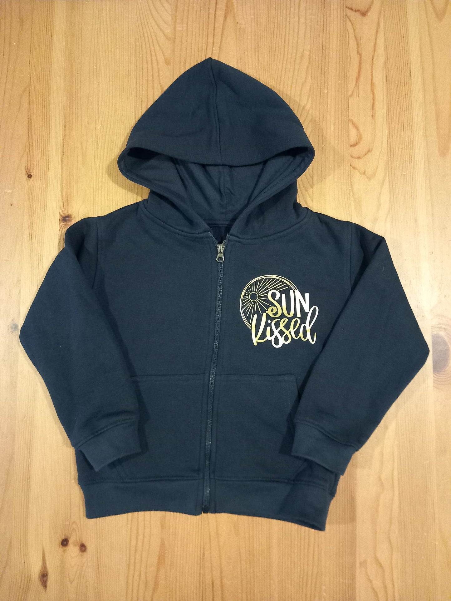 Navy 'Sun Kissed' Hoodie - Girls 4-5 years - Brand Unknown