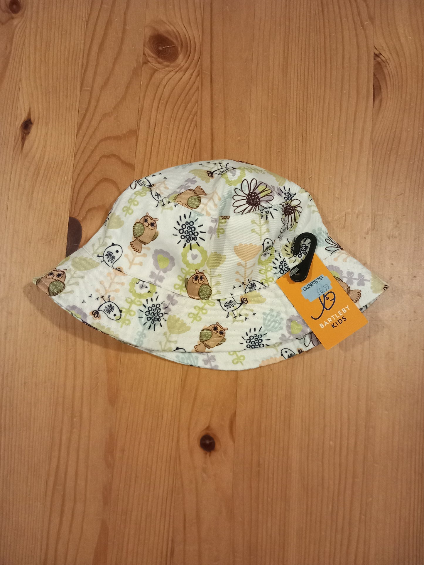 Owls Sun Hat (BNWT) - Girls 2-4 years - Bartleby Kids
