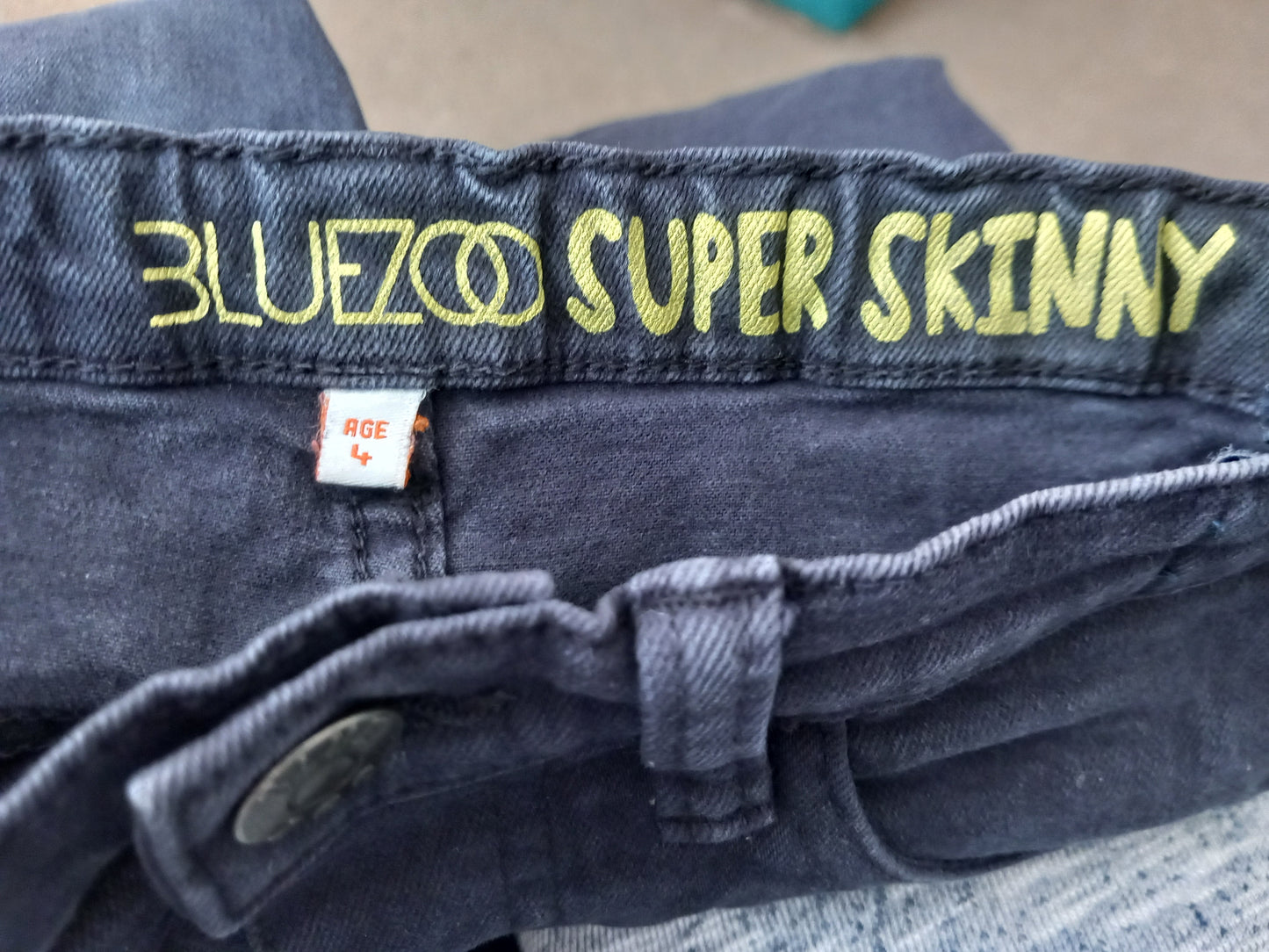 Black Skinny Jeans - Boys 4 years - Bluezoo
