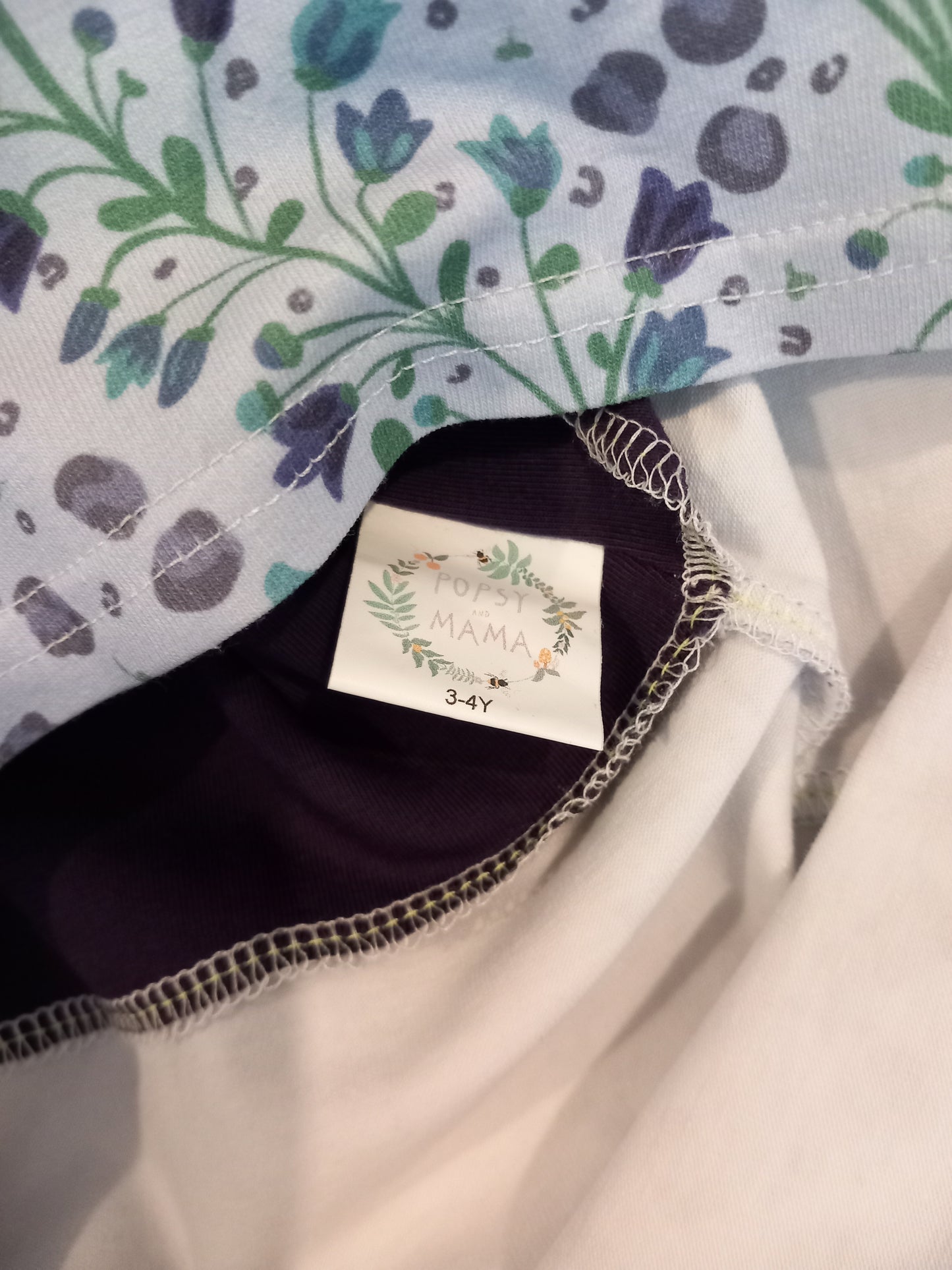 Handmade Bluebells Dress - Girls 3-4 years - Popsy & Mama