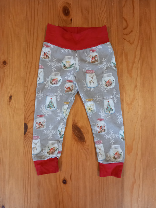Handmade Christmas Leggings - Unisex 18-24 months - What Jade Made