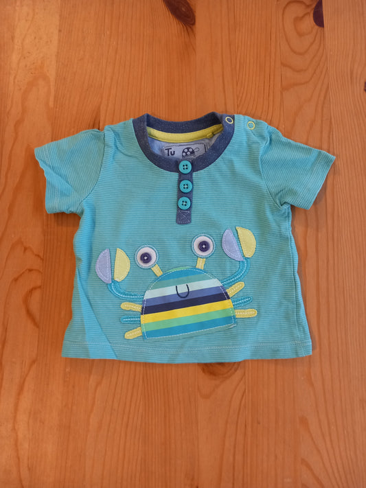 Crab T-Shirt - Boys up to 3 months - TU