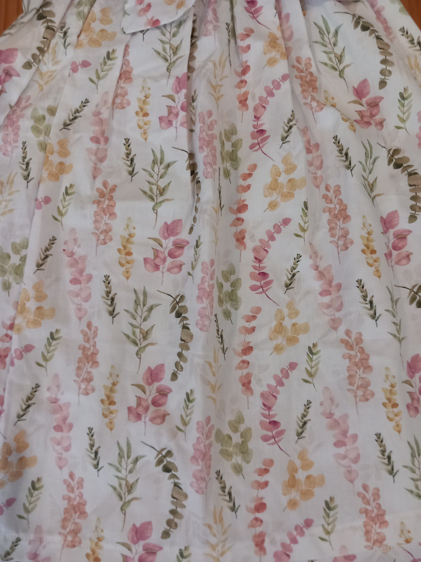 Handmade Plants Sleeveless Bow Dress - Girls 4-5 years - My Little Cotton Co.