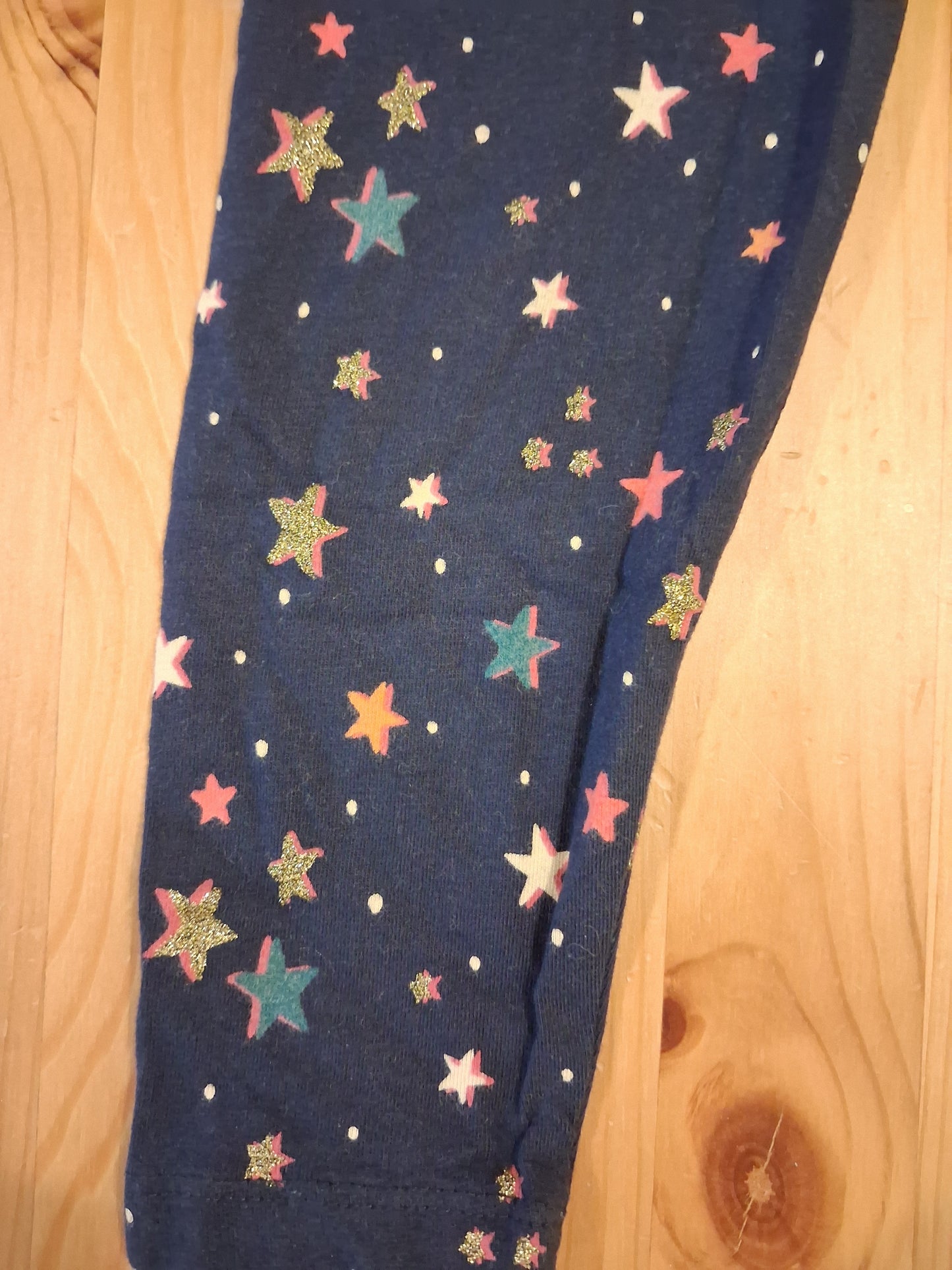 Colourful & Glittery Stars Leggings - Girls 3 years - John Lewis