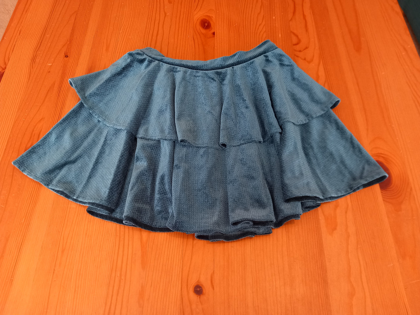 Dark Green Soft Feel Layered Skirt - Girls 11 years - Matalan