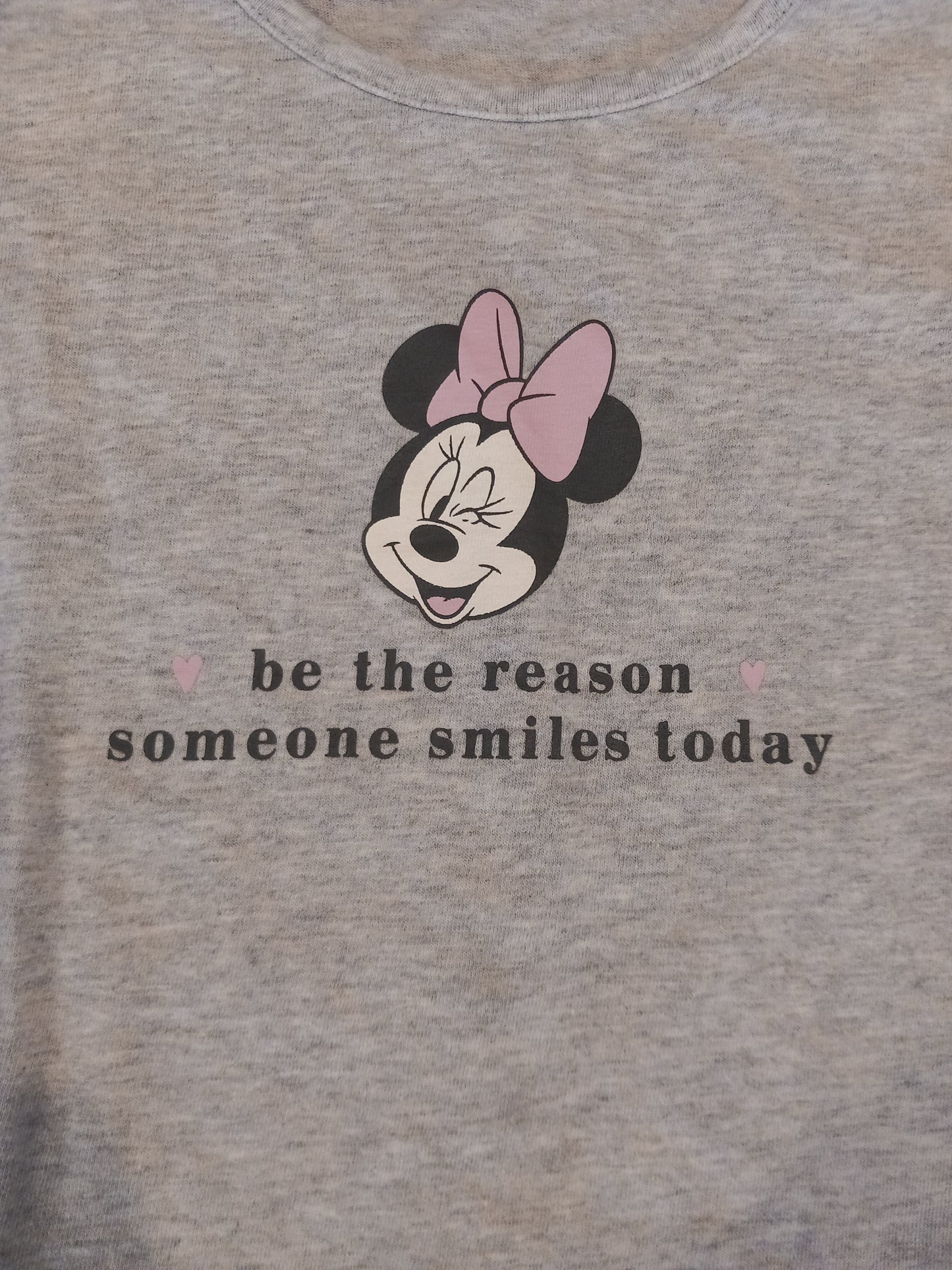 Grey Minnie Mouse Long Sleeve Top - Girls 4-5 years - George
