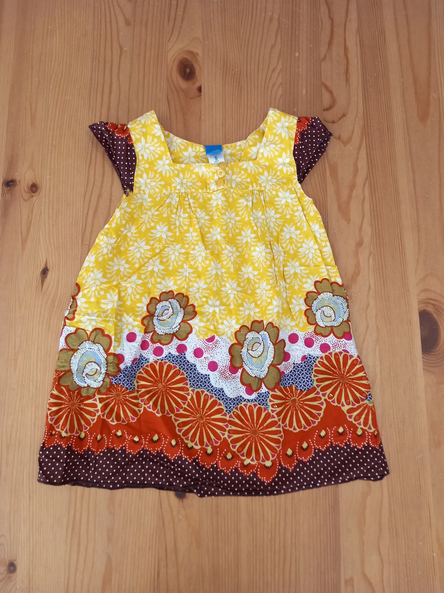 Lightweight Floral Tunic - Girls 5 years - Adams Kids