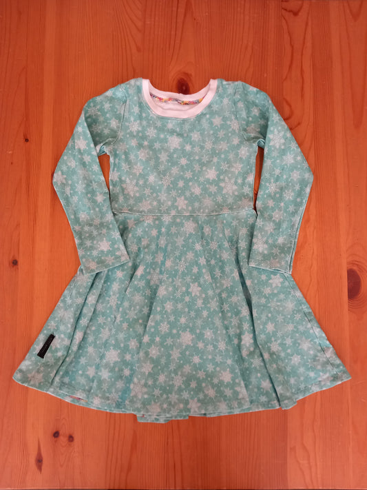 Handmade Snowflakes Long Sleeve Dress - Girls 3-4 years - KMT Apparel