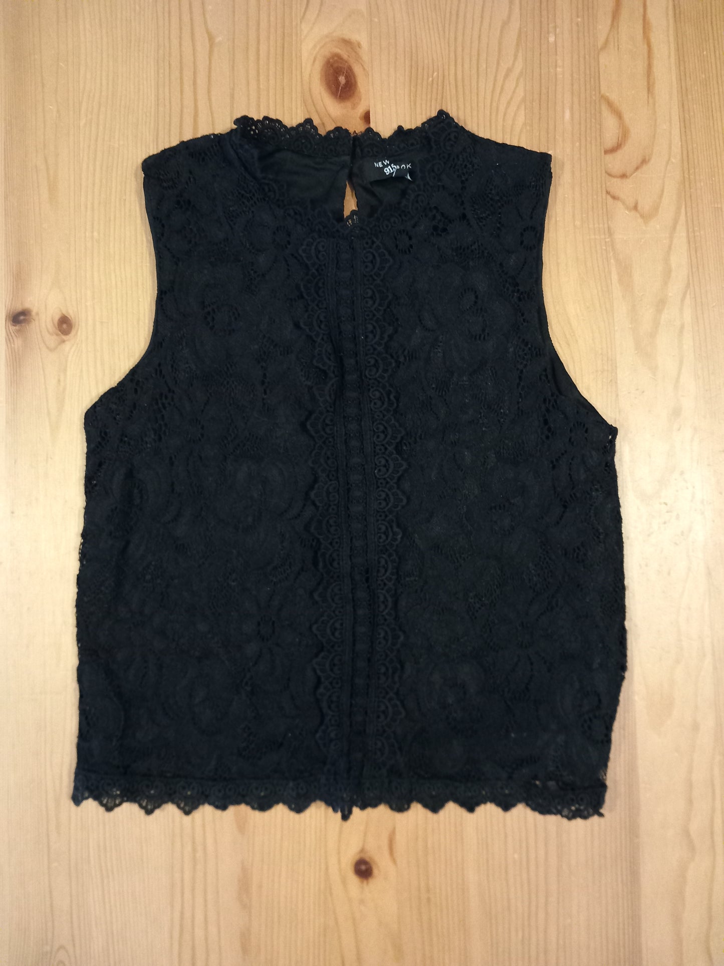Black Sleeveless Lined Formal Top - Girls 13 years - New Look