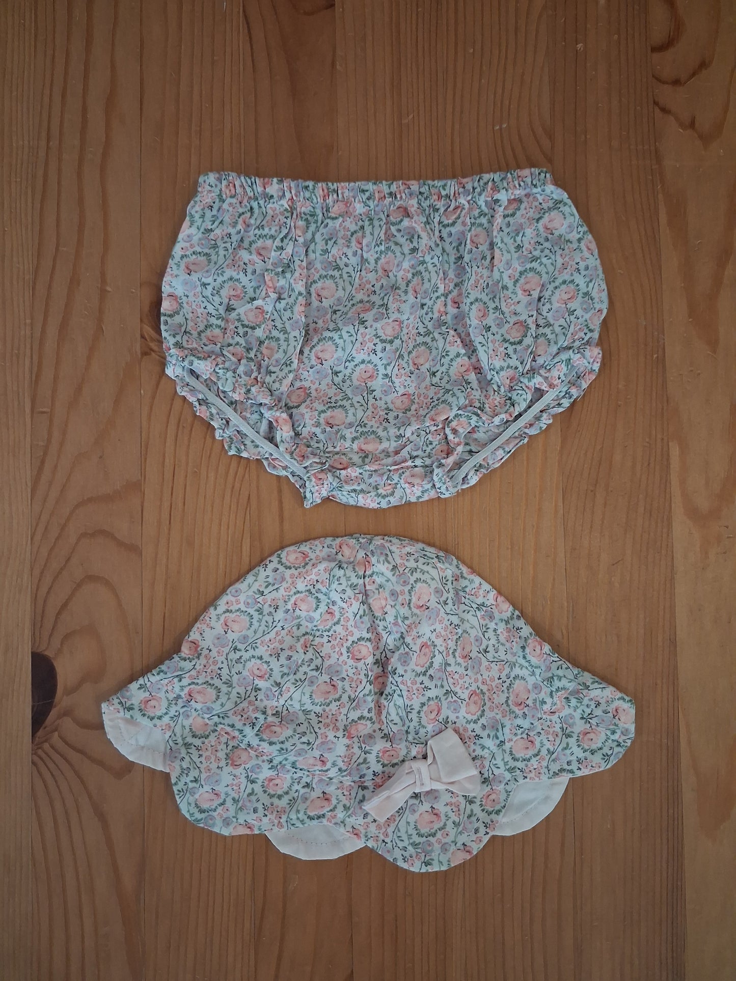 Floral Occasionwear Dress, Knickers & Hat - Girls 3-6 months - Mothercare