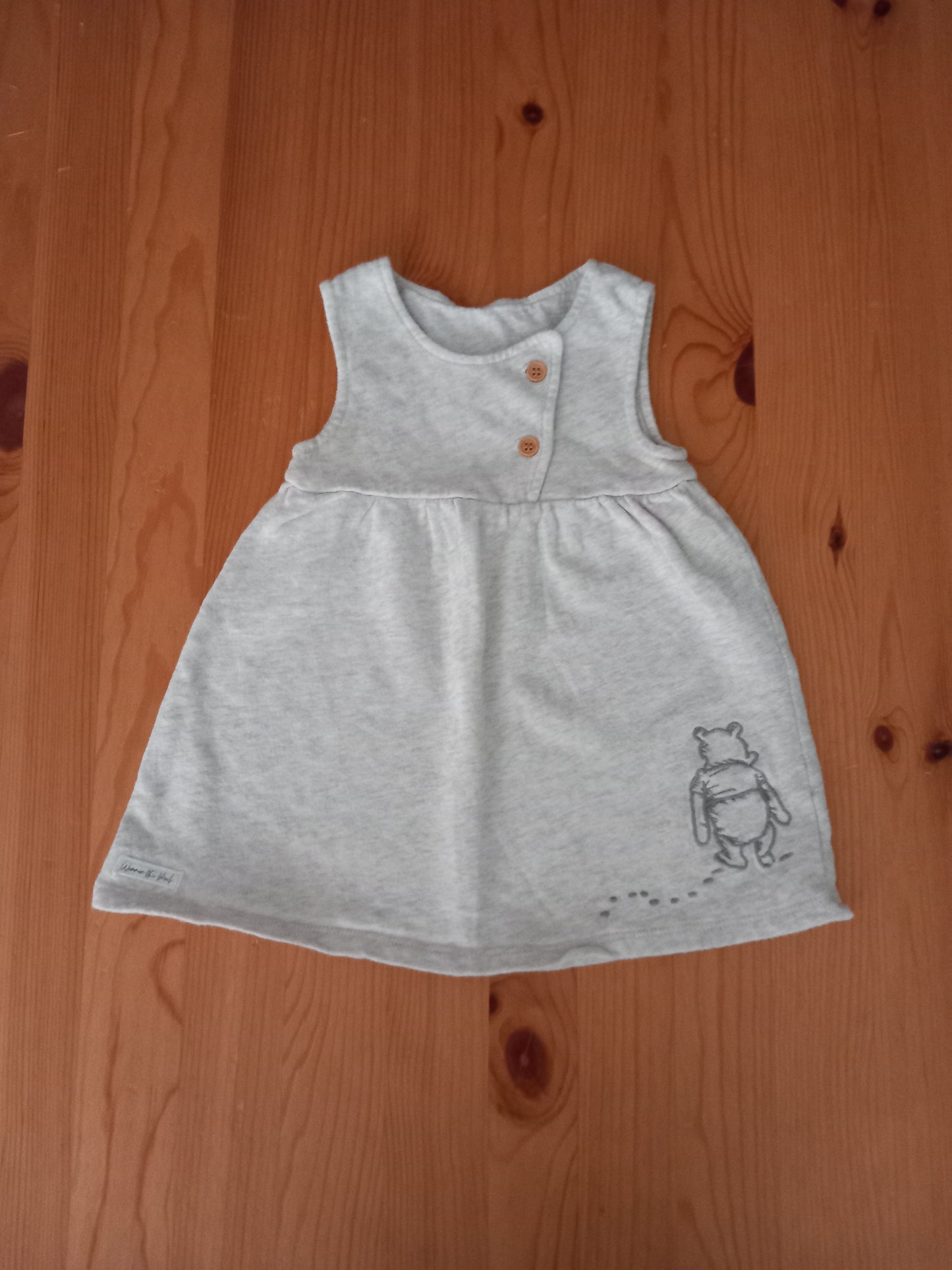 Winnie The Pooh Sleeveless Dress - Girls 6-9 months - TU