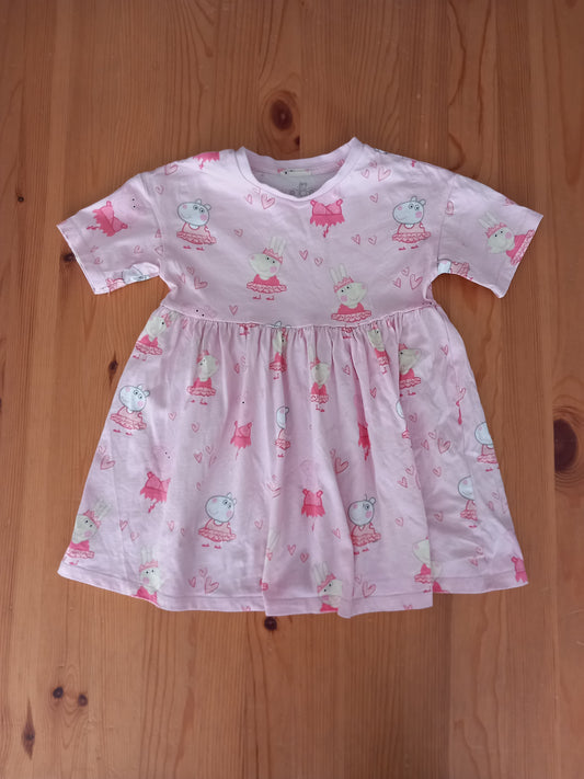 Ballet Peppa Pig Short Sleeve Dress - Girls 2-3 years - F&F