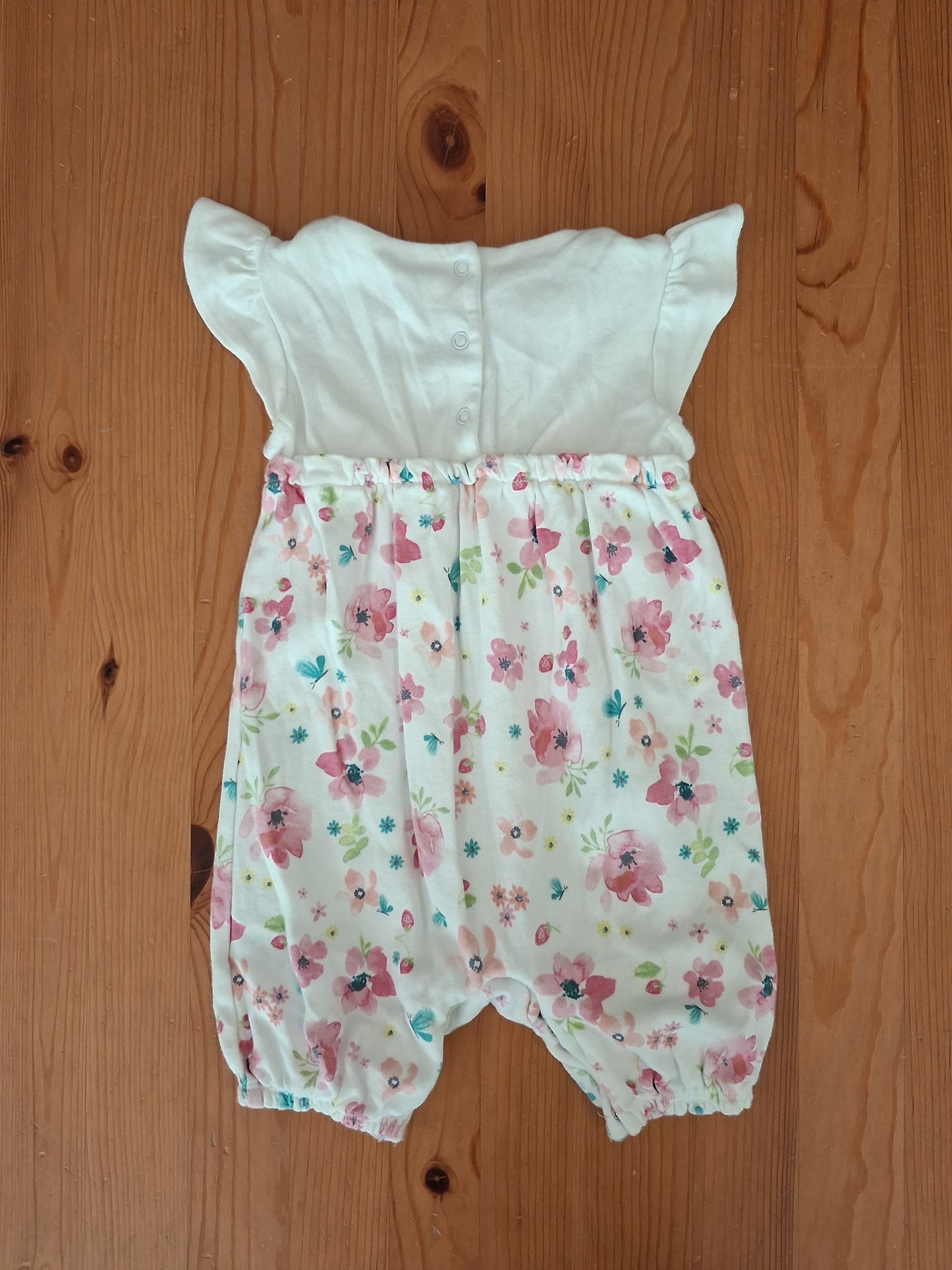 Mouse & Flowers Romper - Girls 12-18 months - Mothercare