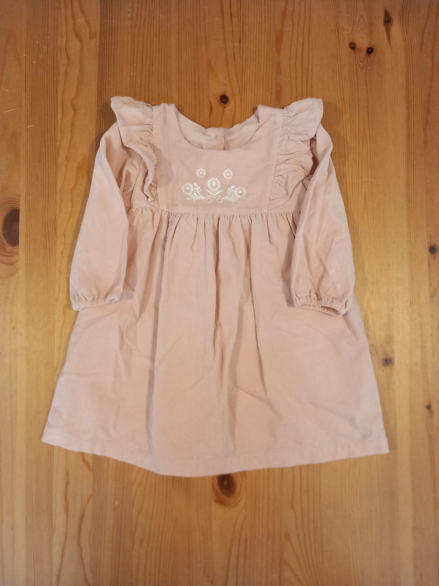 Light Pink Lined Corduroy Dress - Girls 18-23 months - Matalan