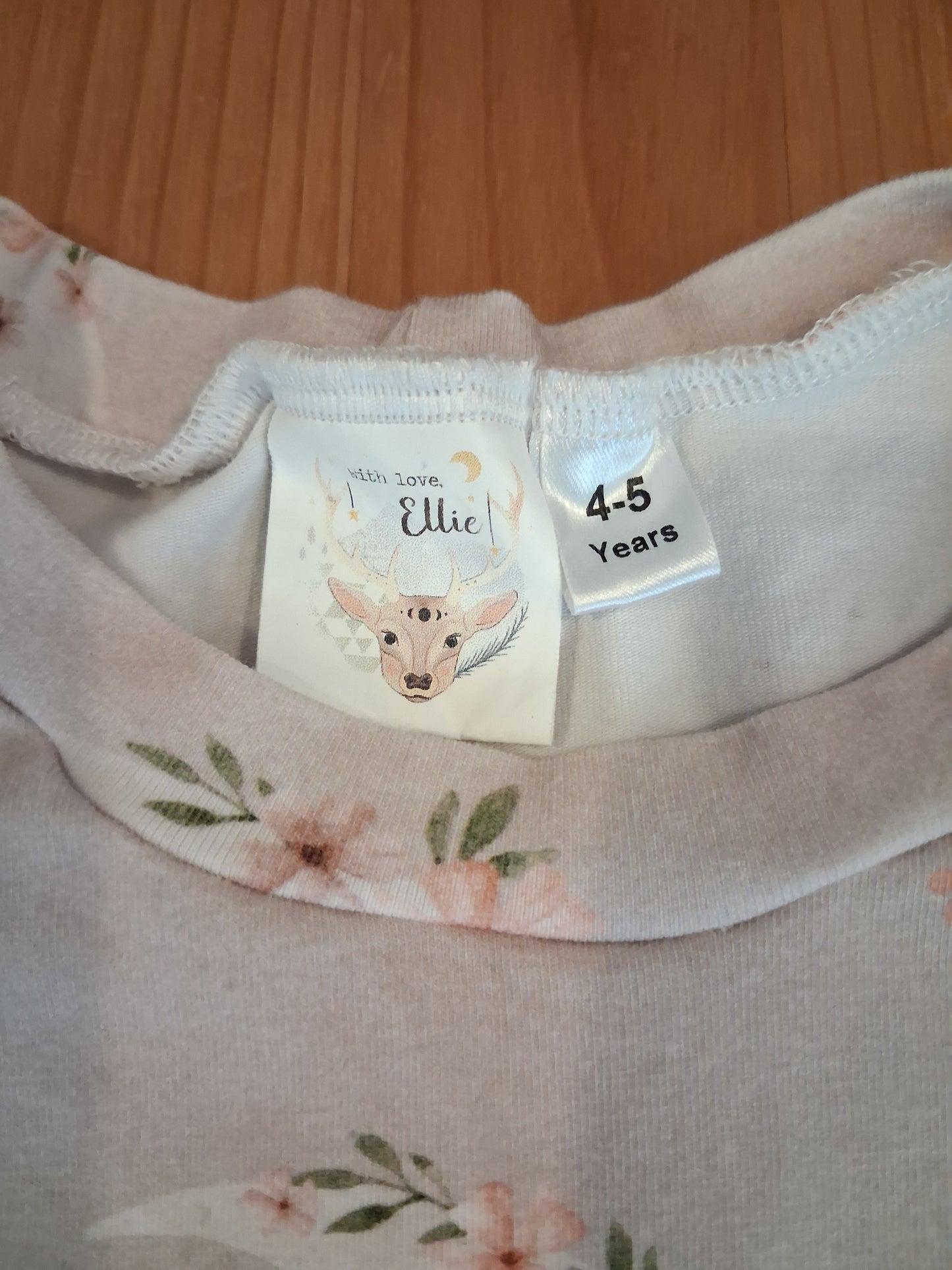 Handmade Foxes & Moons Top - Girls 4-5 years - With Love, Ellie
