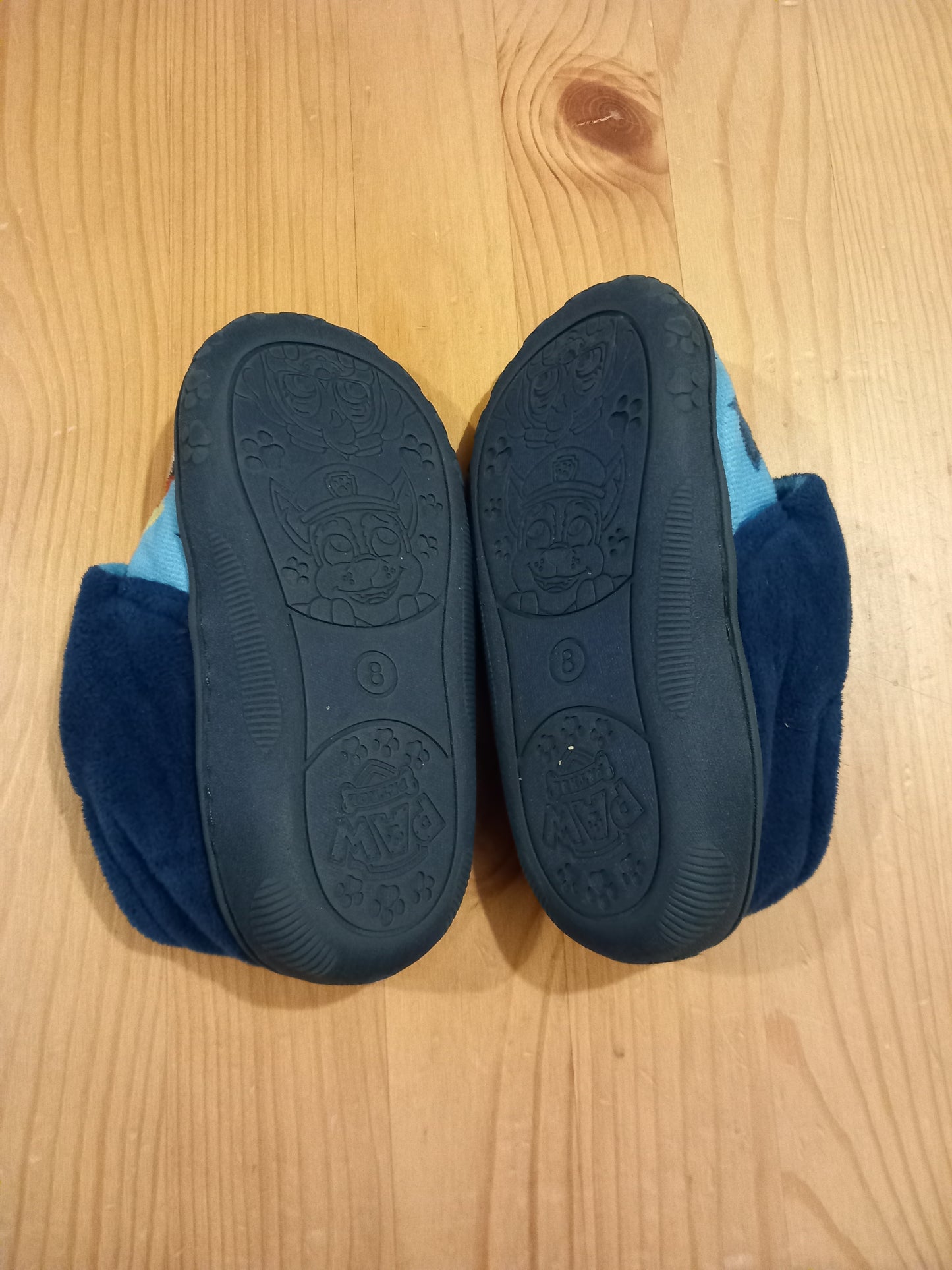 Paw Patrol Slippers - Boys Child Size 8 - Matalan