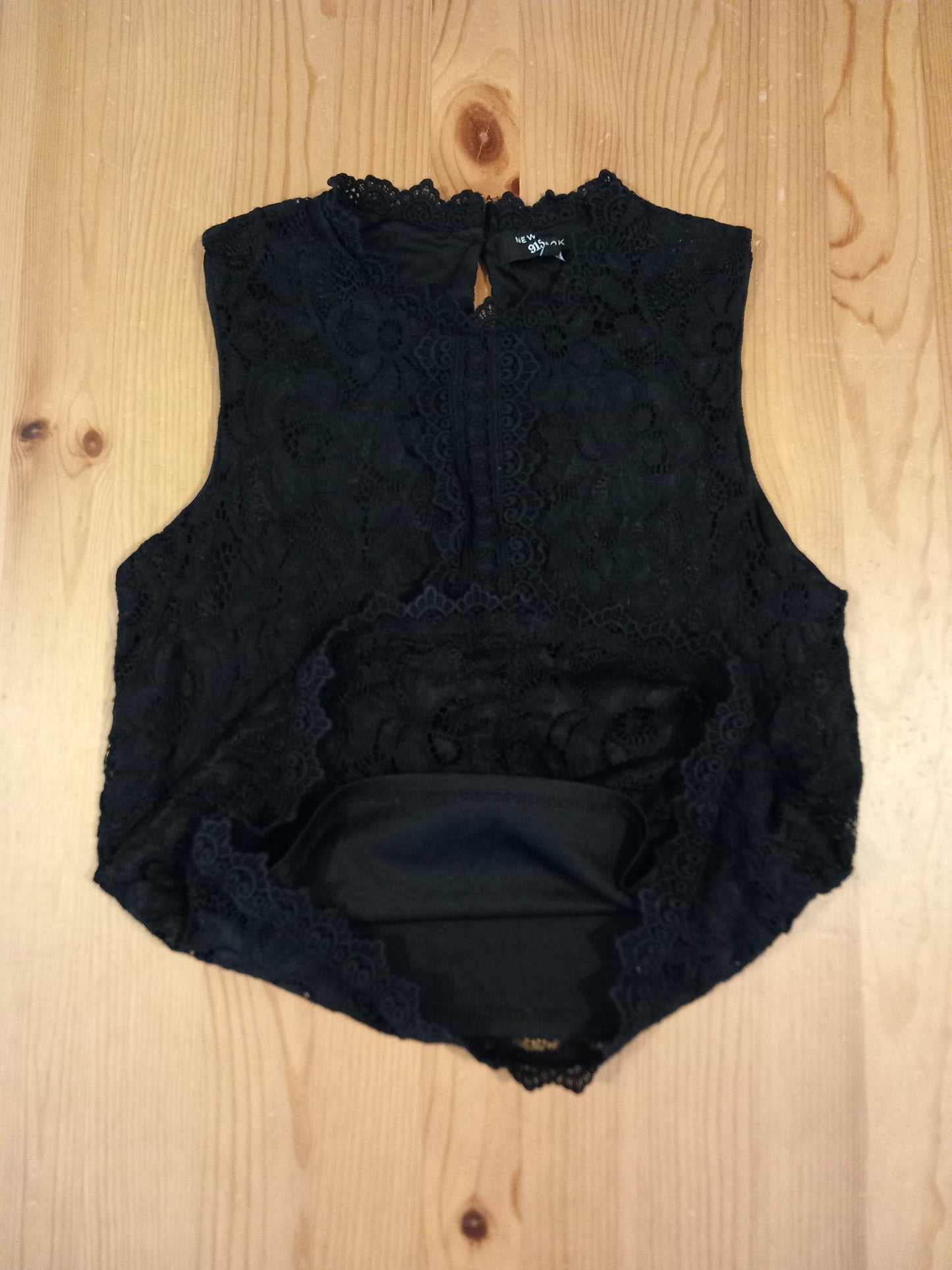 Black Sleeveless Lined Formal Top - Girls 13 years - New Look