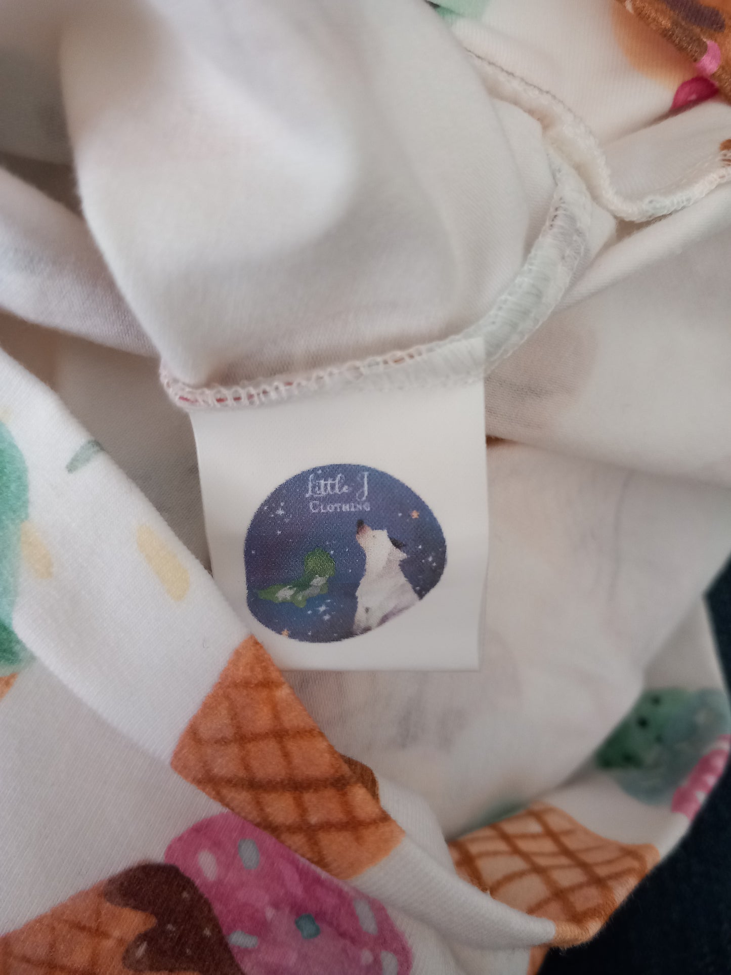 Handmade Ice Creams Shorts - Girls 4-5 years - Little J Clothing