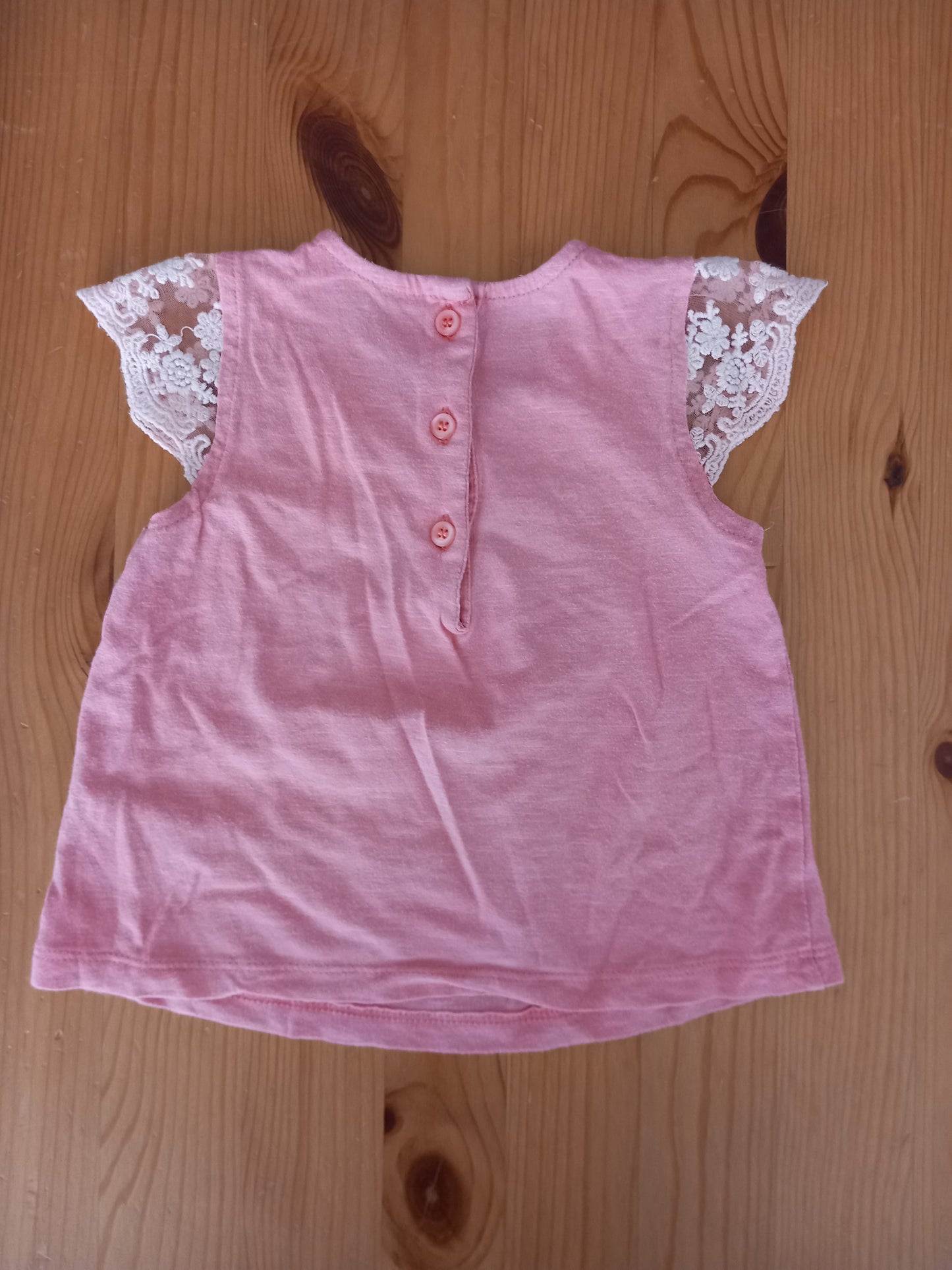 Pink Sleeveless Top - Girls 12-18 months - Matalan