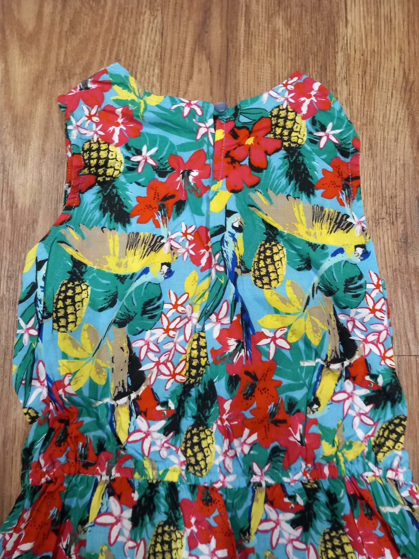 Sleeveless Tropical Print Dress - Girls 9-10 years - Primark