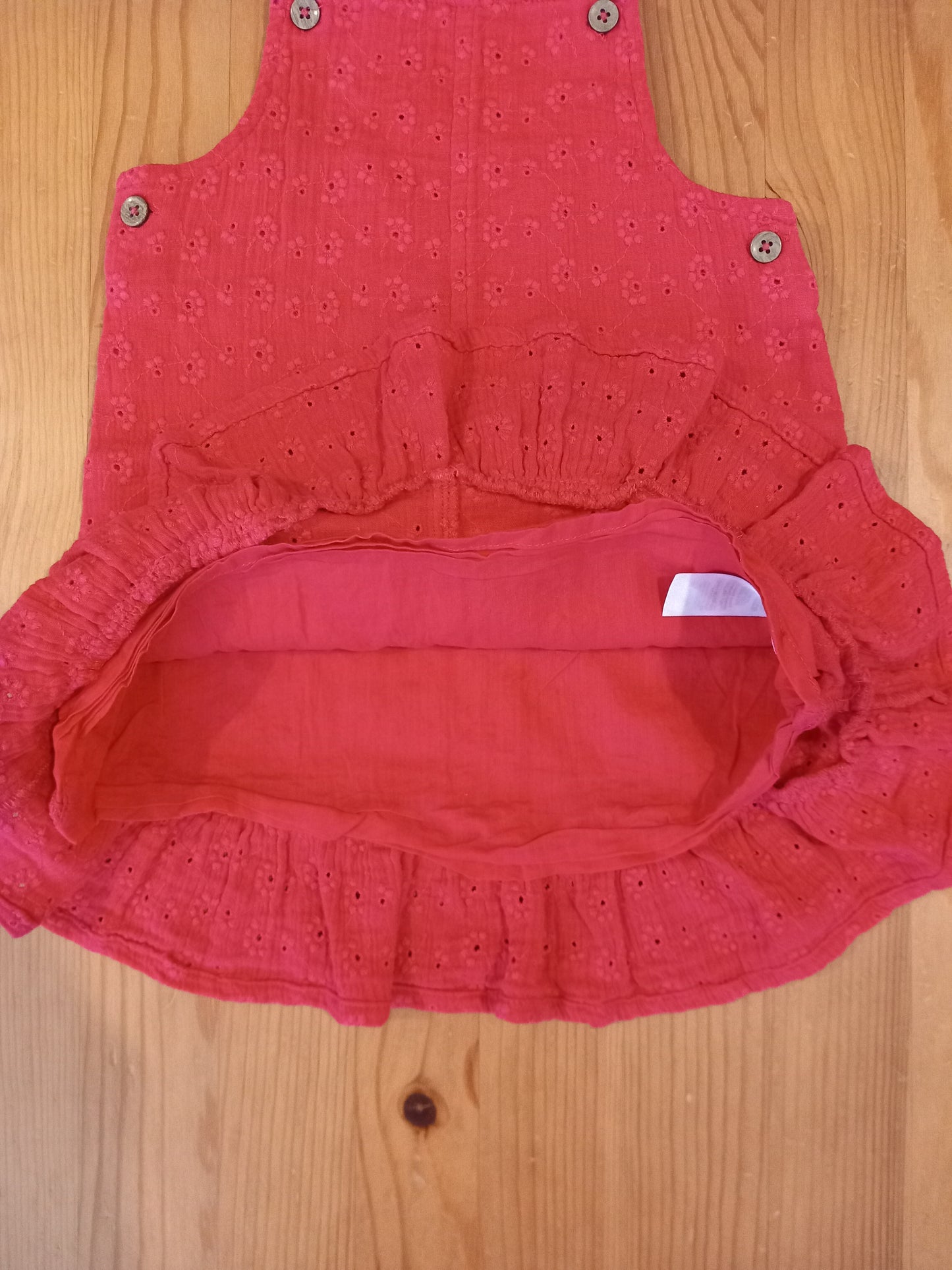 Lined Pink Sleeveless Dress - Girls 12-18 months - F&F