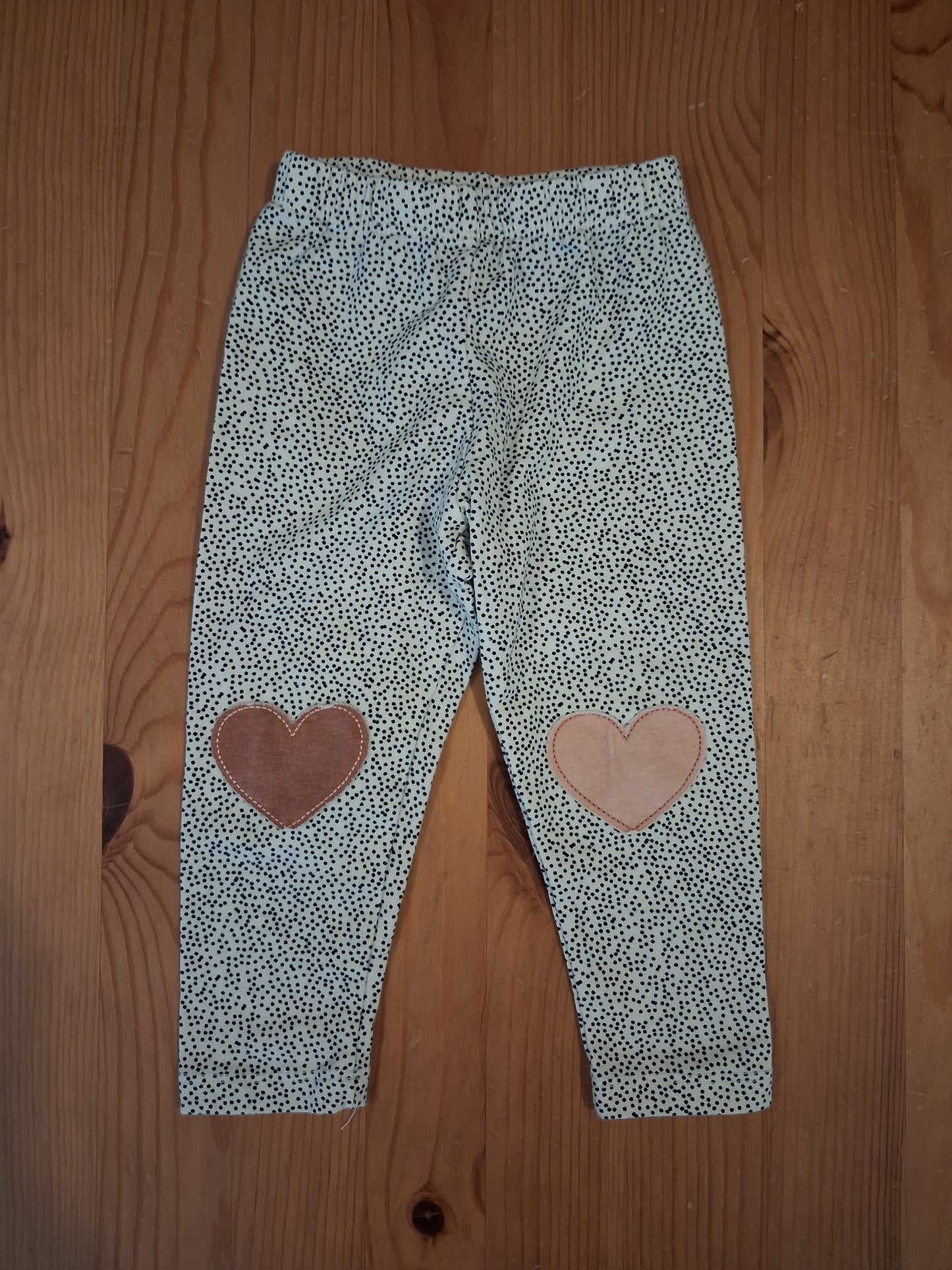 Spotty Hearts Leggings - Girls 12-18 months - TU