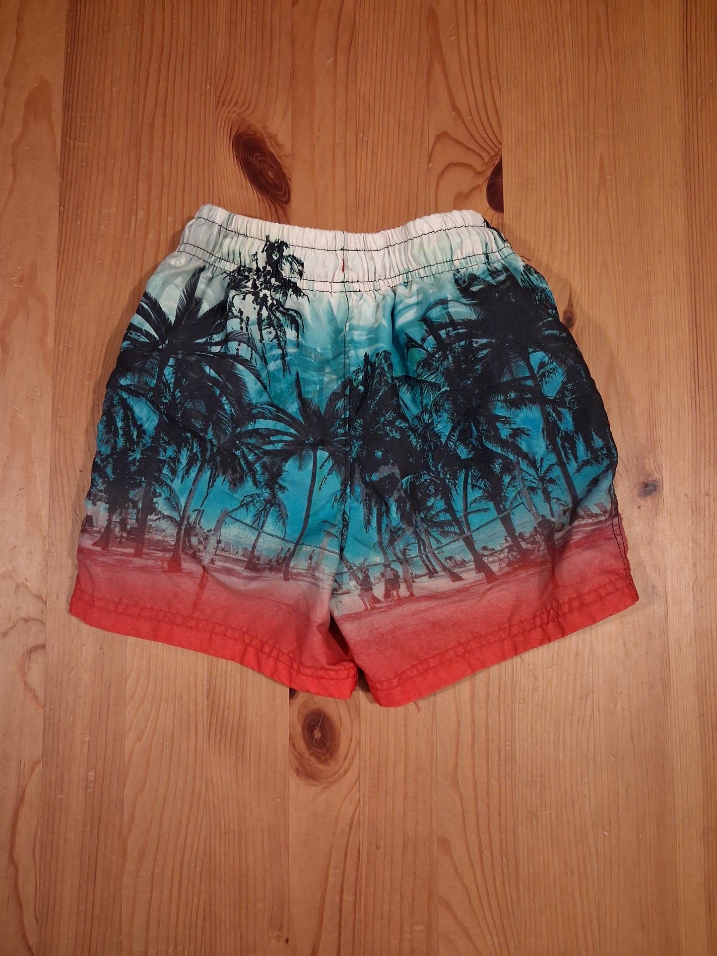 Beach Scene Swim Shorts - Boys 6-7 years - George