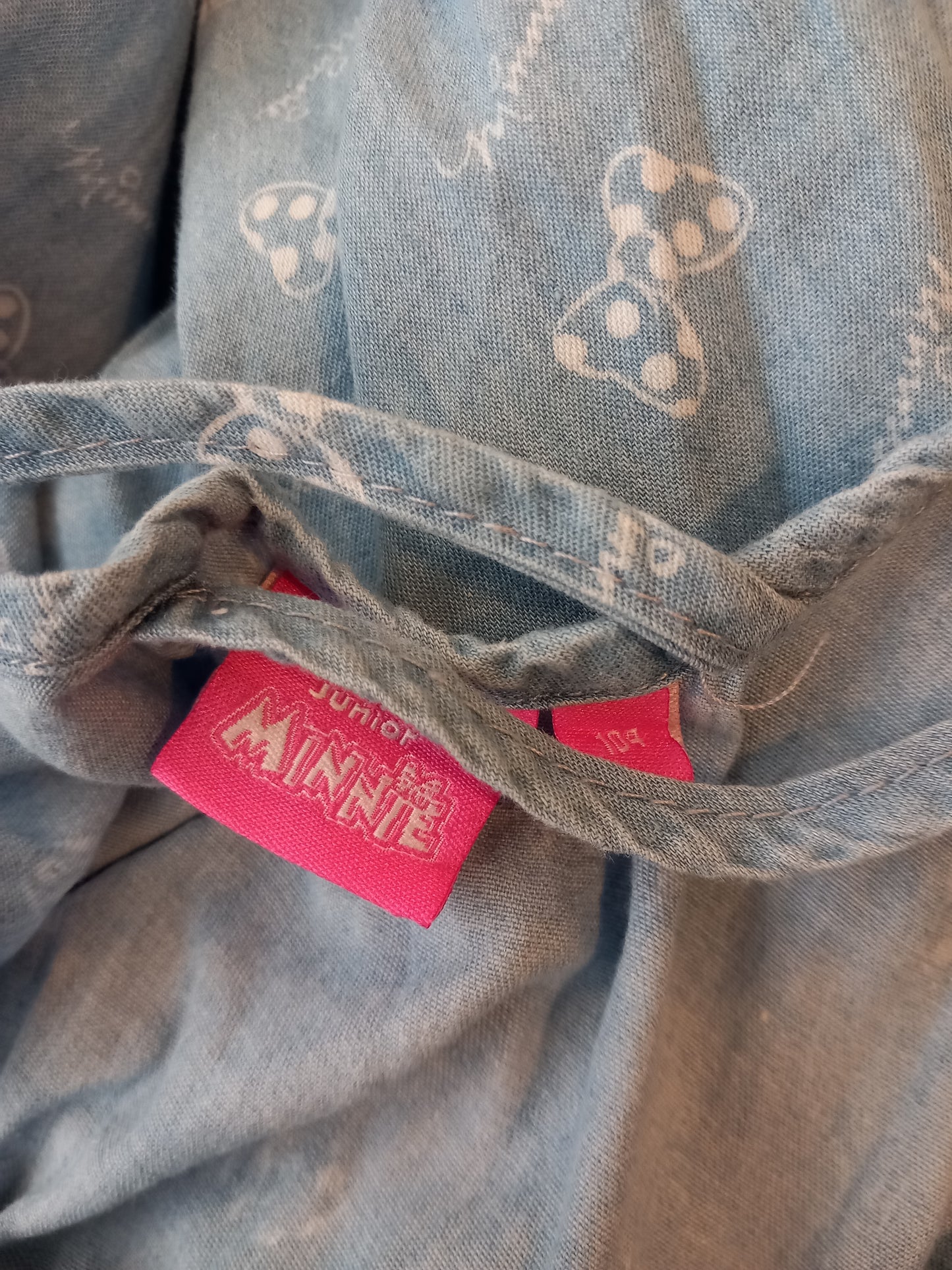 Light Denim Minnie Mouse Dress - Girls Size 104cm - Pep&Co
