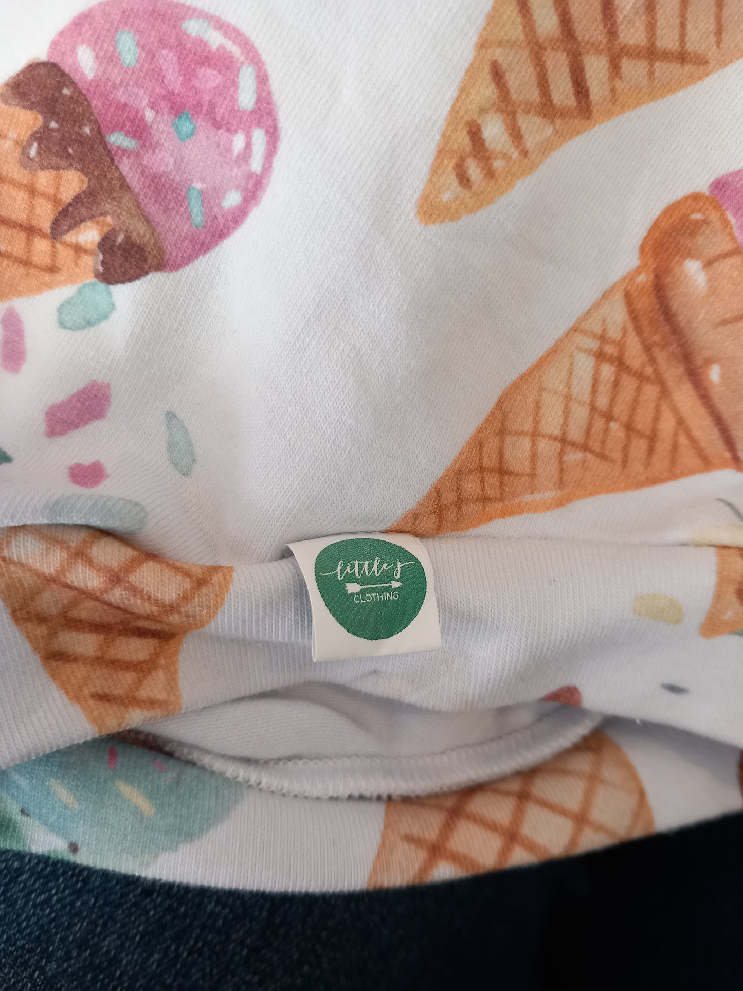 Handmade Ice Creams Romper - Girls 3-4 years - Little J Clothing
