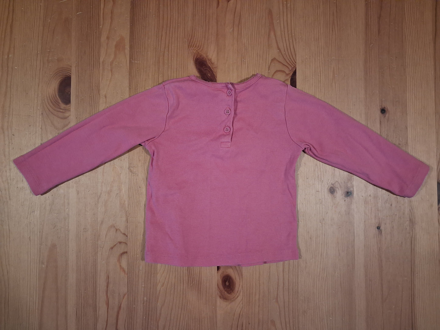 Pink Long Sleeve Top - Girls 2-3 years - JoJo Maman Bébé