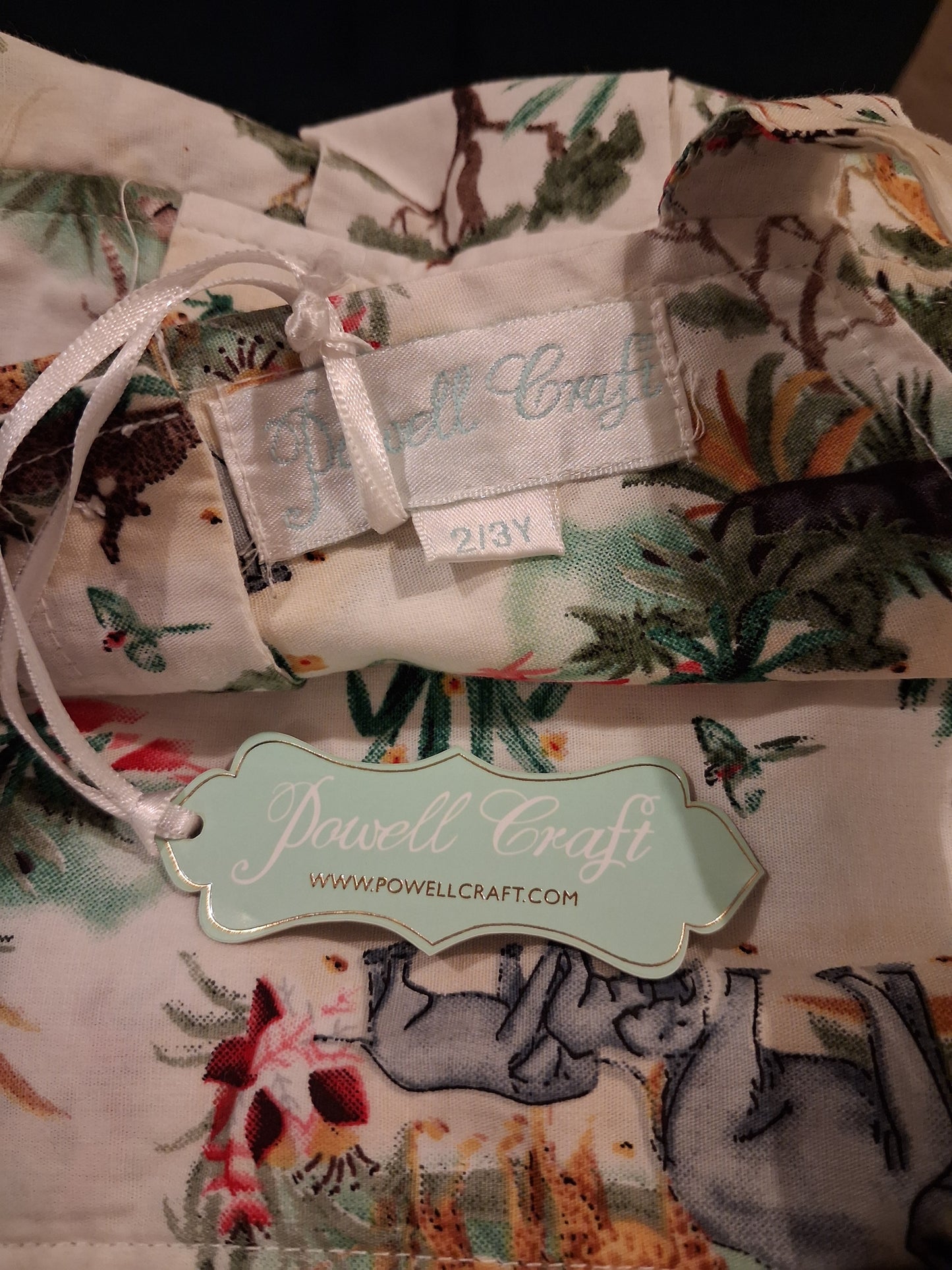 Sleeveless Animals Dress (BNWT) - Girls 2-3 years - Powell Craft