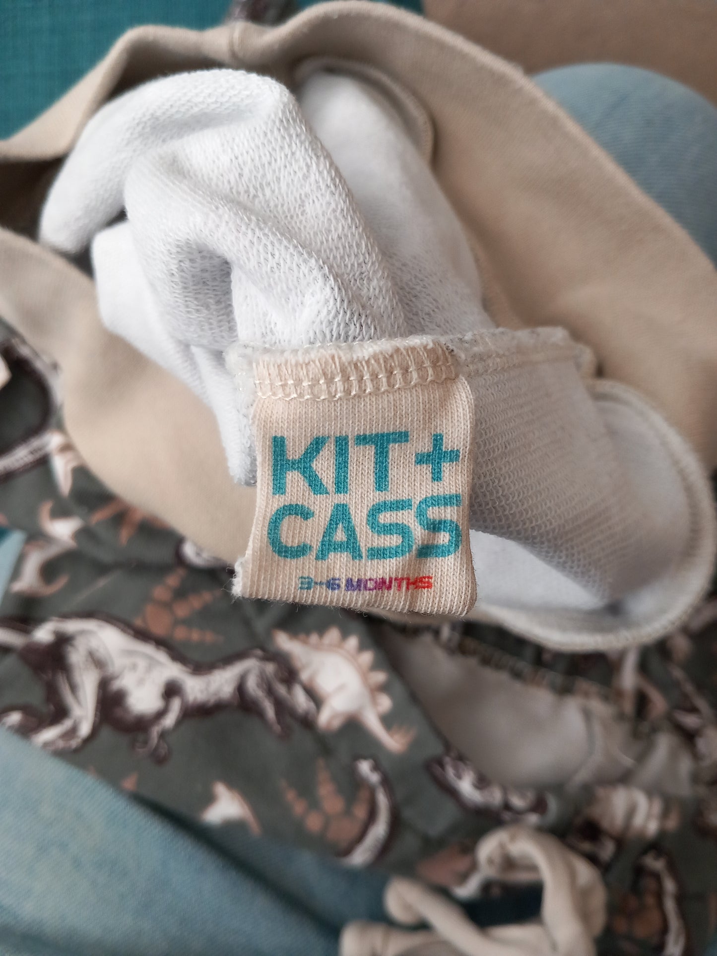 Handmade Dinosaur Sweatshirt & Joggers Set - Boys 3-6 months - Kit & Cass