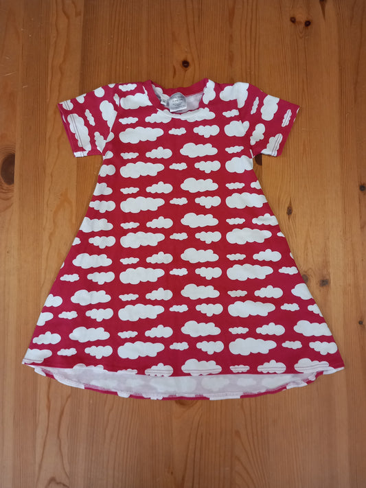 Handmade Pink Clouds Dress - Girls 2-3 years - Poppy & Peanut