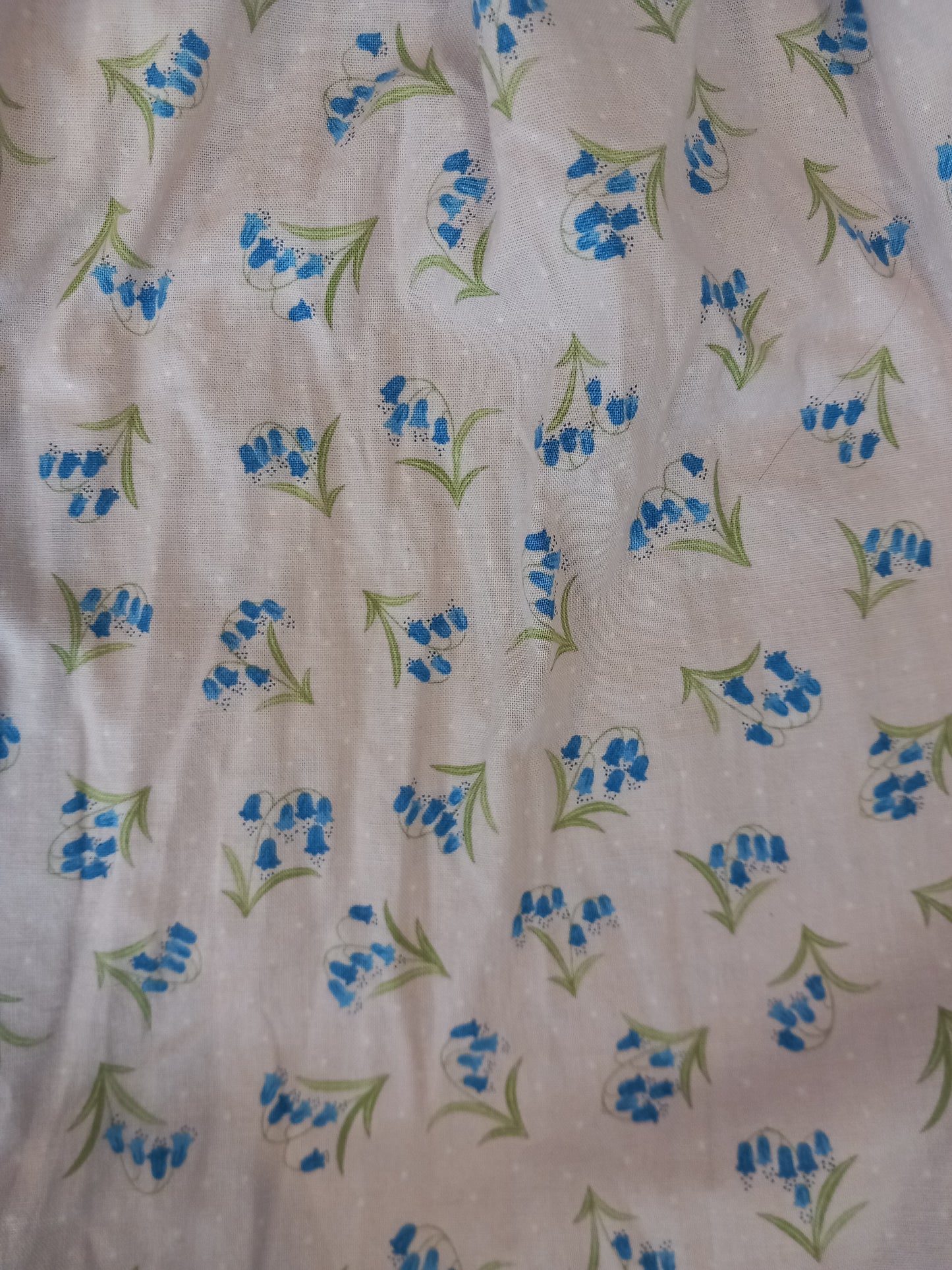 Handmade Bluebells Bow Back Dress - Girls 4-5 years - Button & Loop Handmade