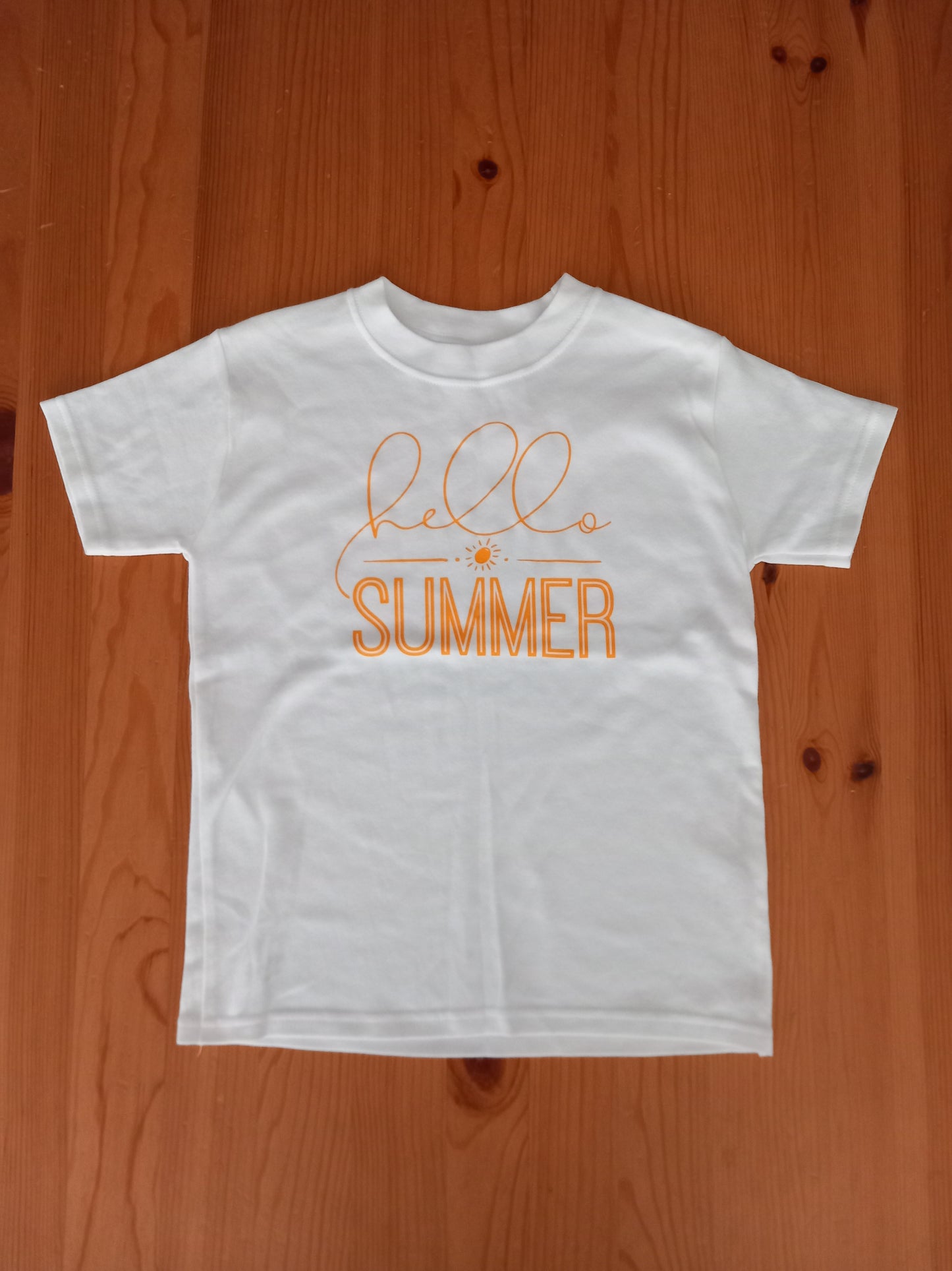 'Hello Summer' T-Shirt - Unisex 4-5 years - Brand Unknown