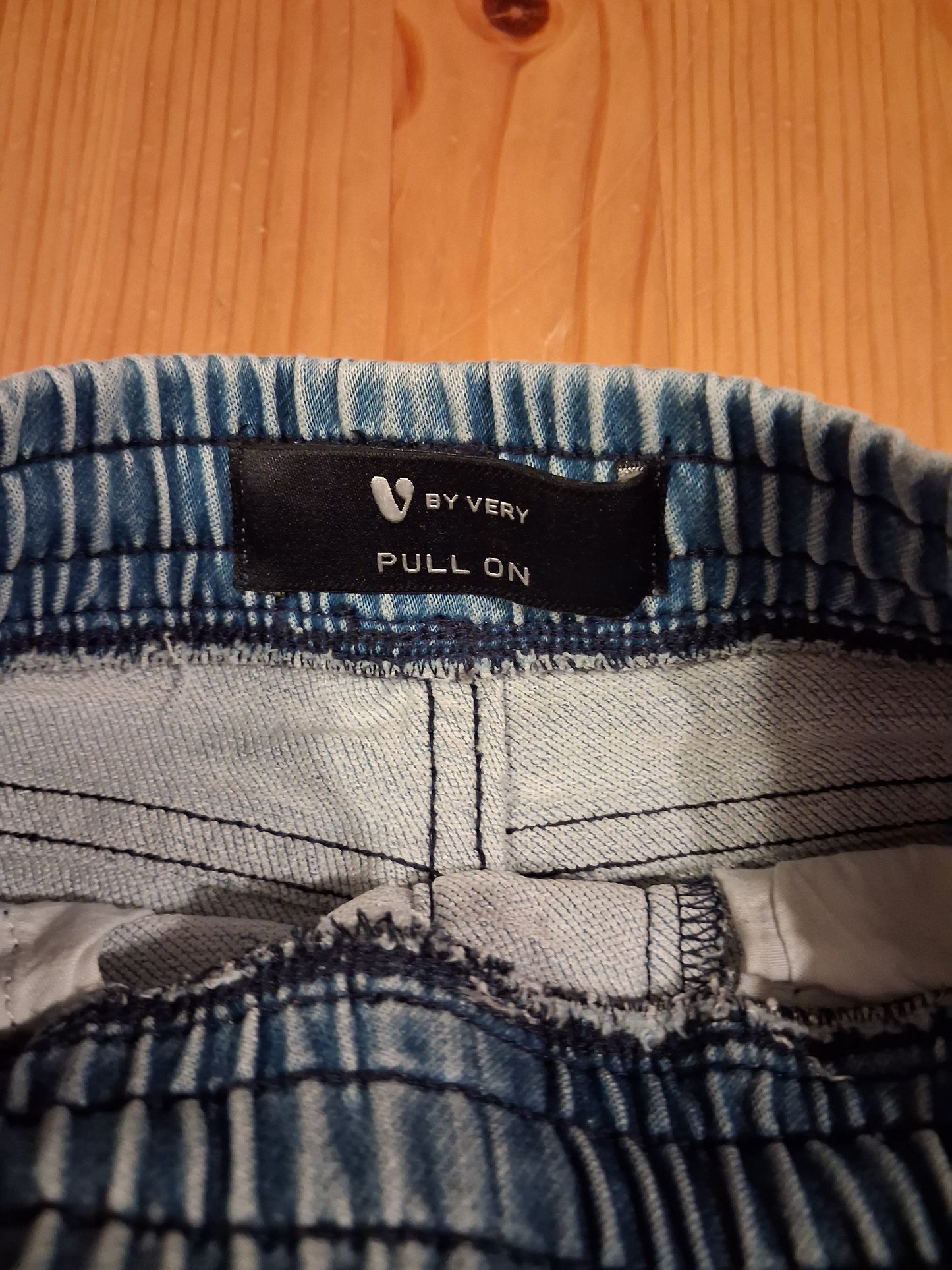 Light Denim Jeans With Drawstring Elasticated Waistband - Boys 2-3 years - V By Very