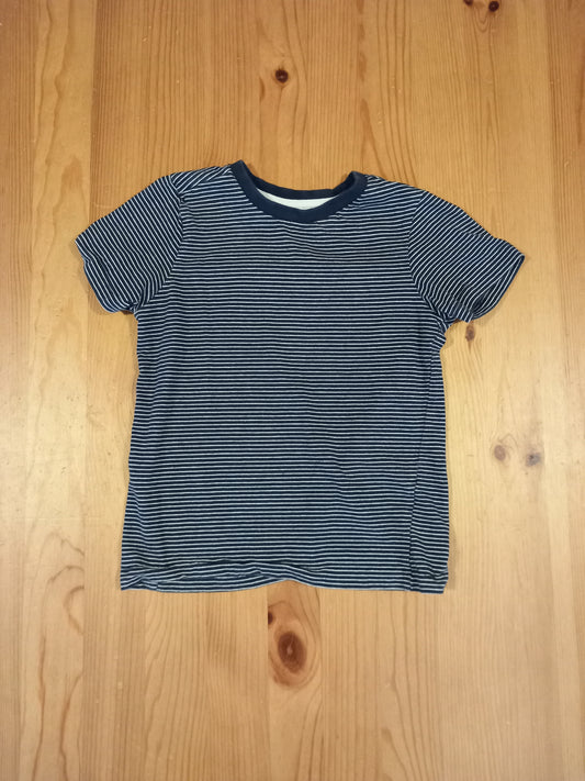 Navy & White Striped T-Shirt - Boys 3-4 years - Nutmeg