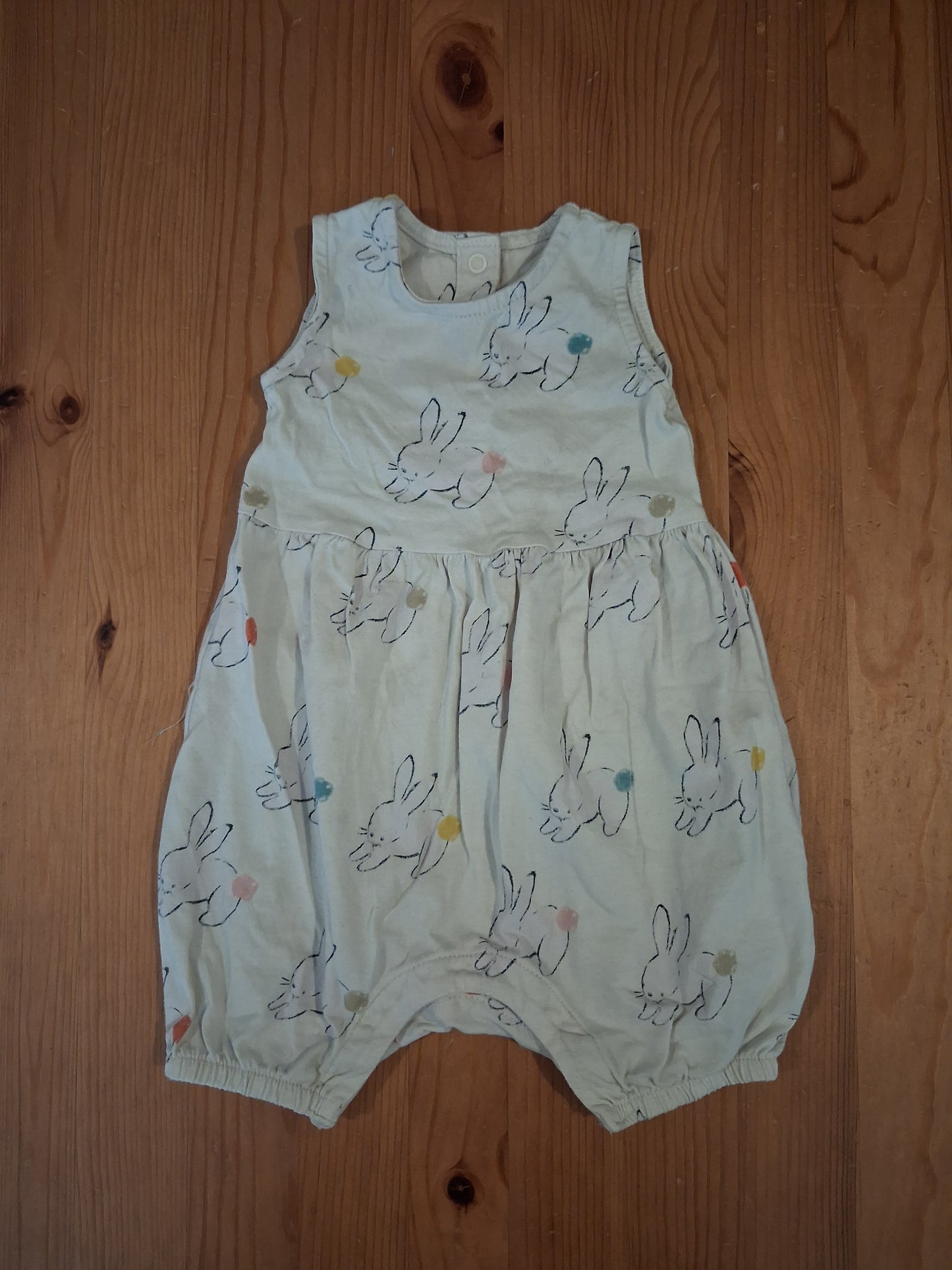Rabbits Romper - Girls 6-9 months - M&S