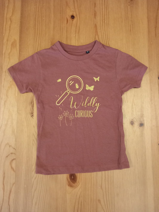 'Wildly Curious' T-Shirt - Girls 4 years - Brand Unknown