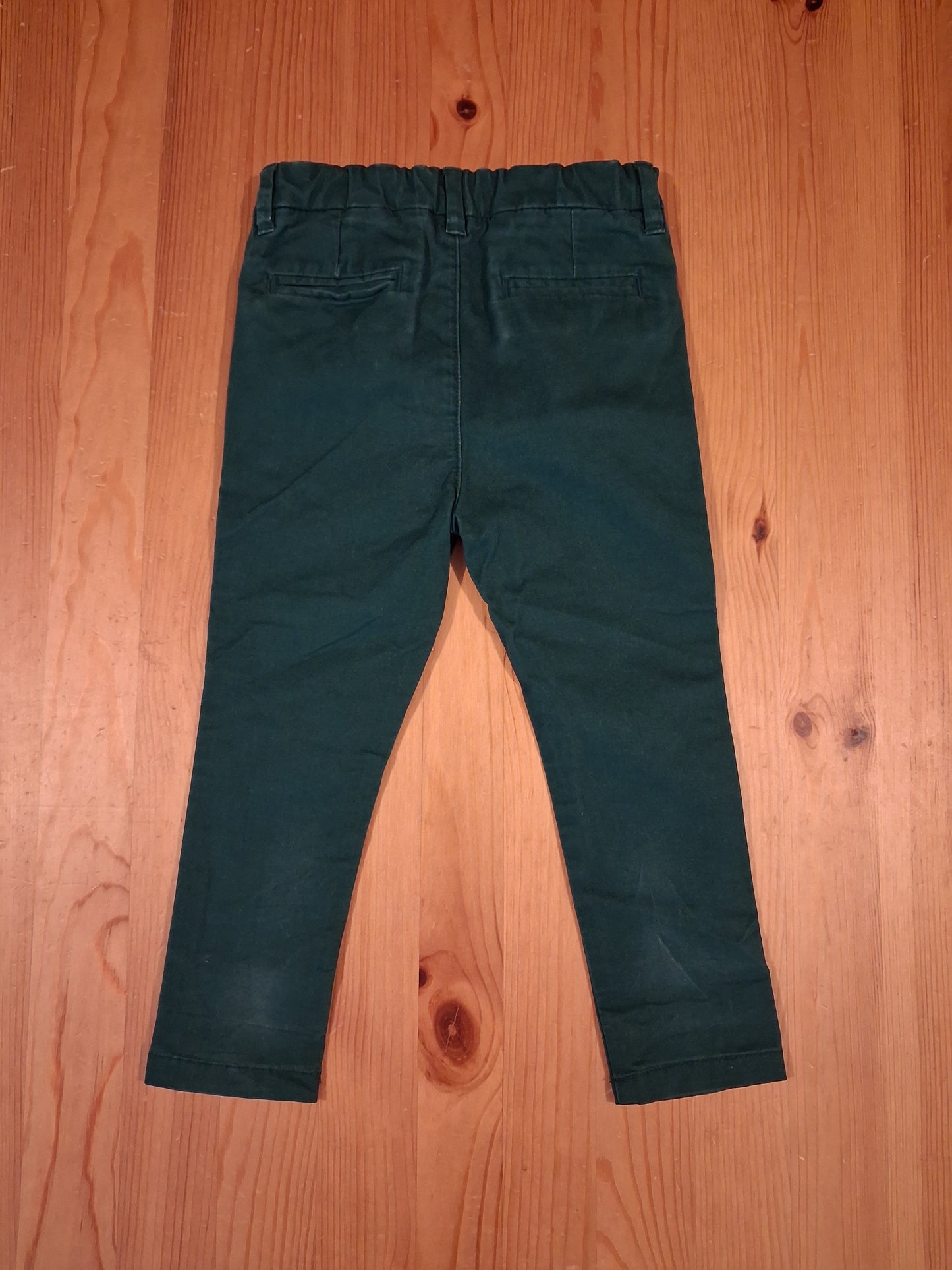 Dark Green Chinos With Adjustable Waistband - Boys 18-24 months - M&S