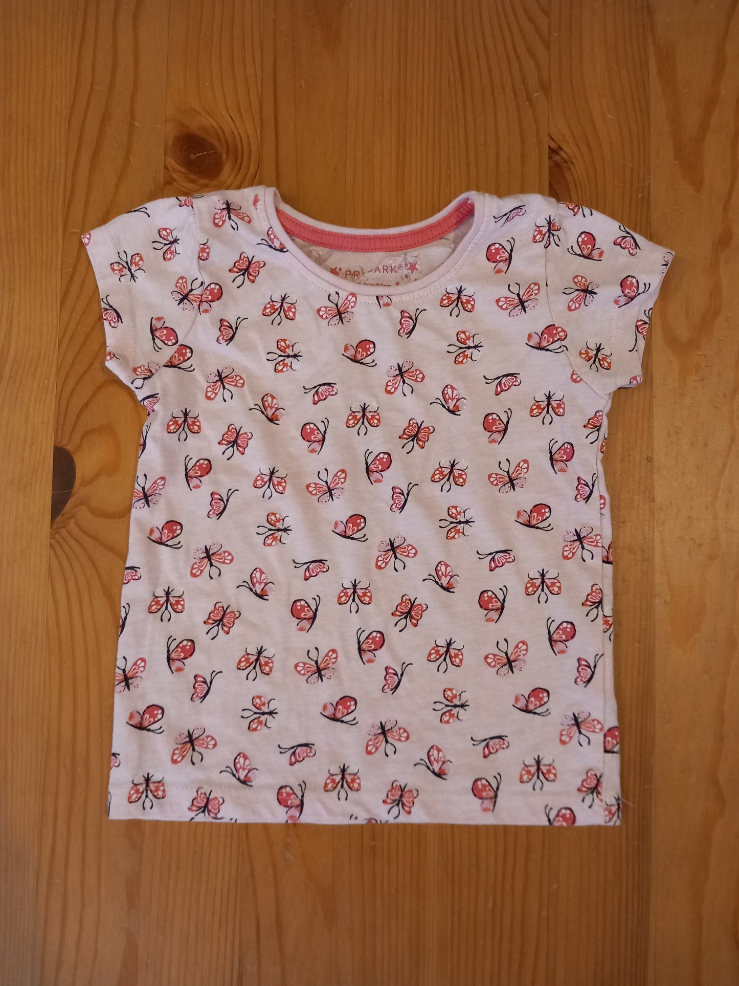 Light Pink Butterflies T-Shirt - Girls 18-24 months - Primark