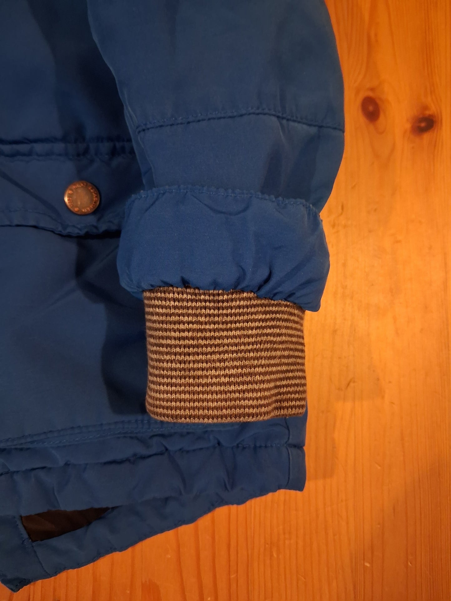 Blue Coat With Furry Hood - Boys 3-4 years - Next