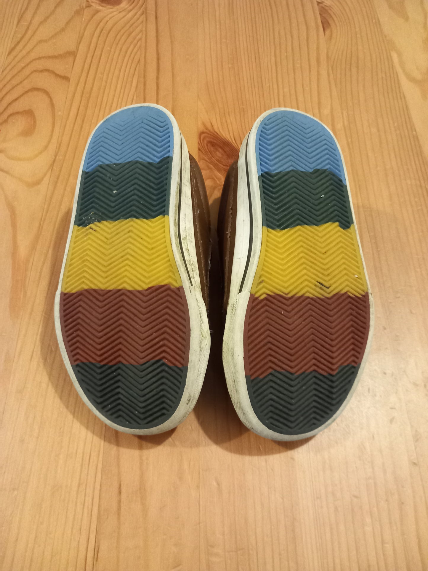 Brown Velcro Fastening Shoes - Boys Size 7f - Next